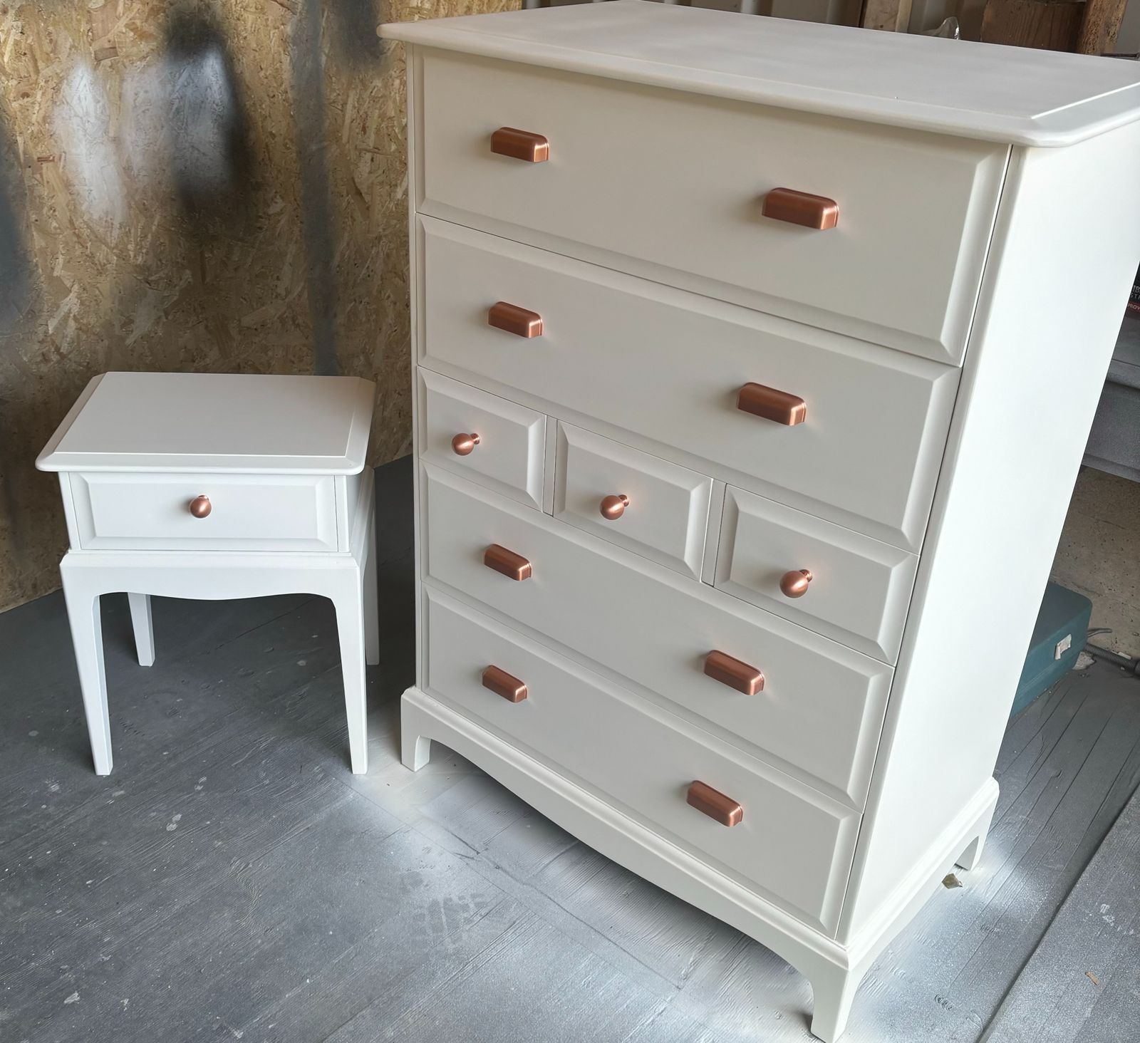 photo furniture Stag Chest Of Drawers Tallboy 7 Drawer Colour Of Choice Free Delivery