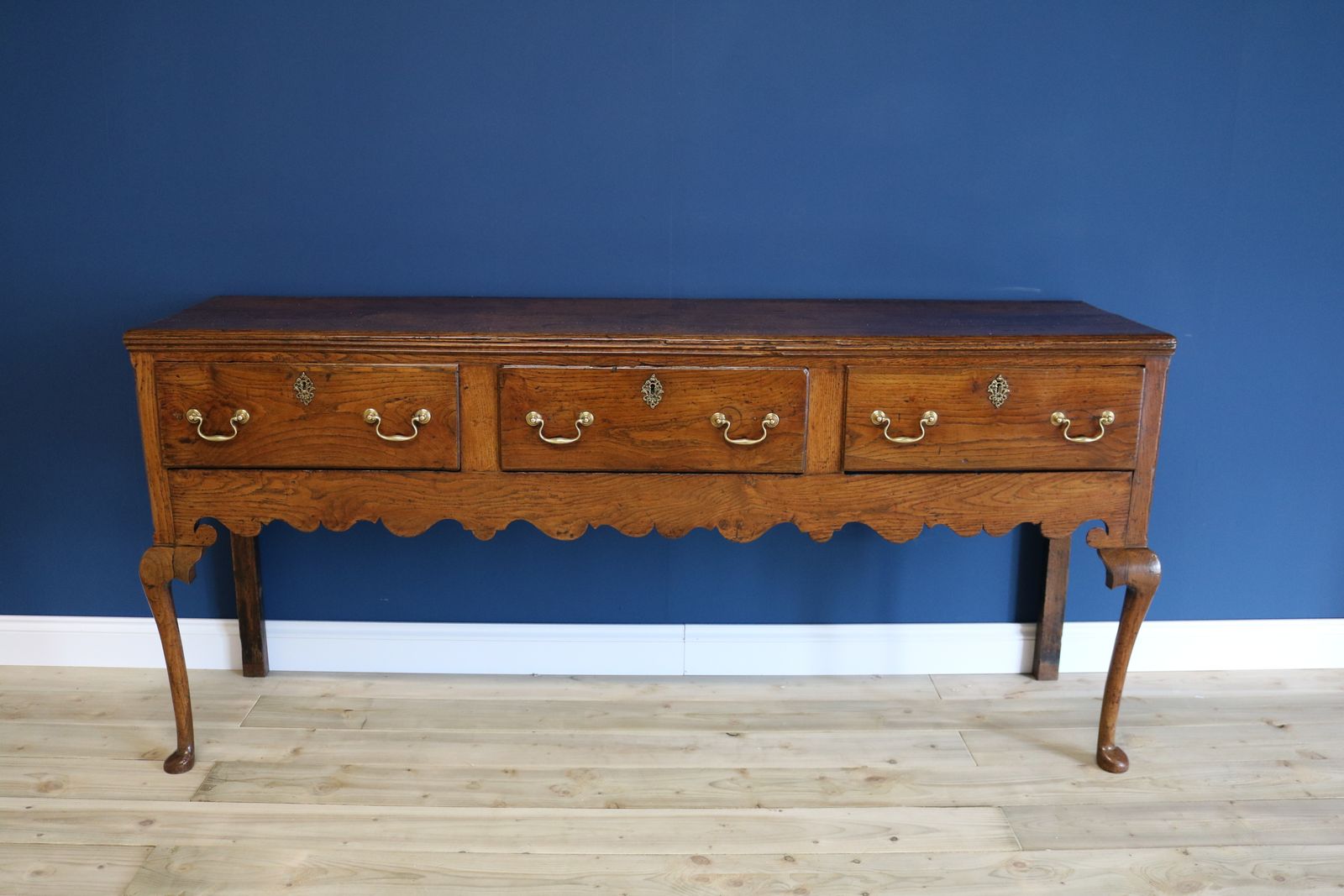Good 18th Century English Oak Side Table / Dresser Base photo buy