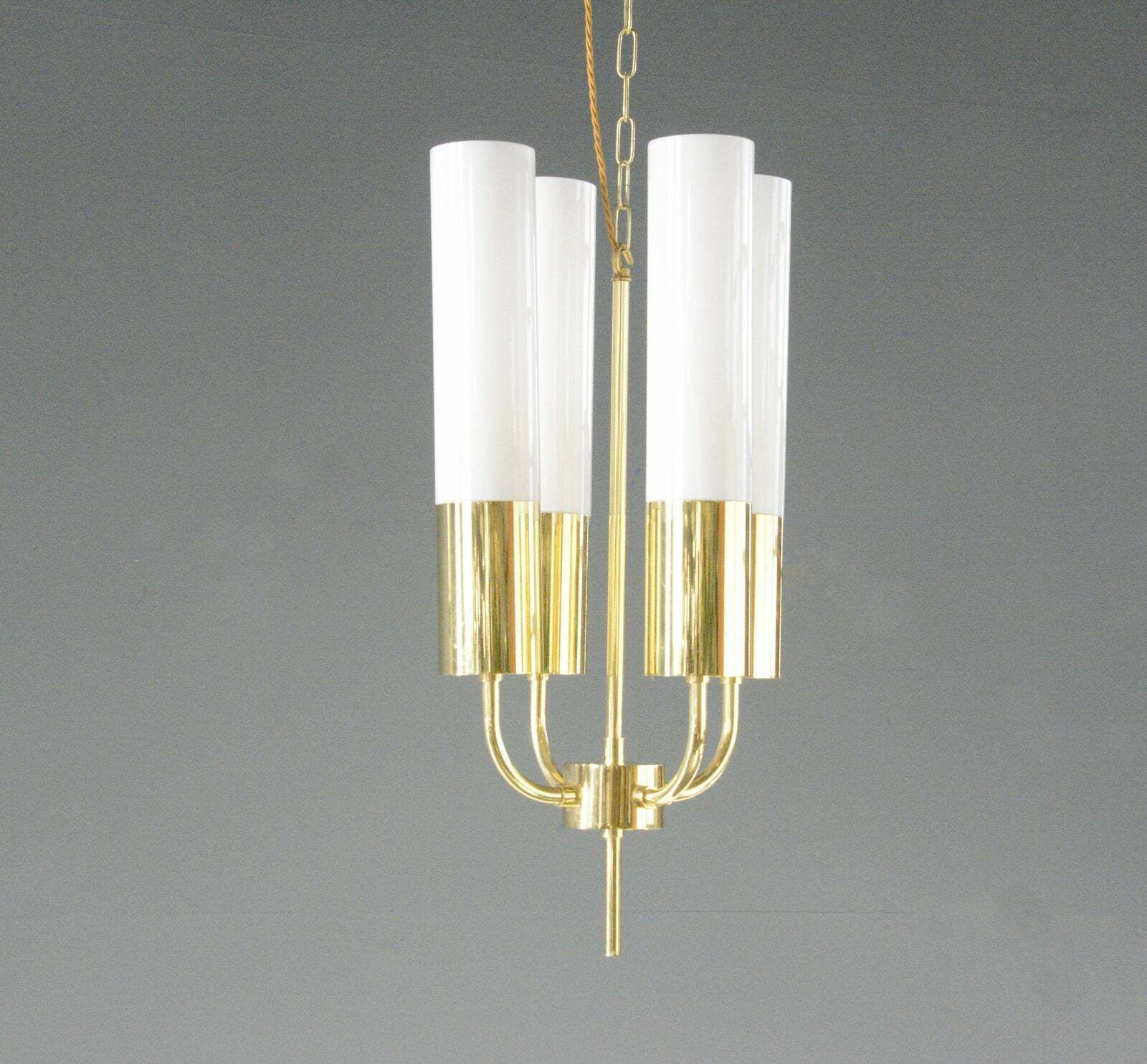 Brass Church Lights By Glashütte Limburg Circa 1970s photo buy