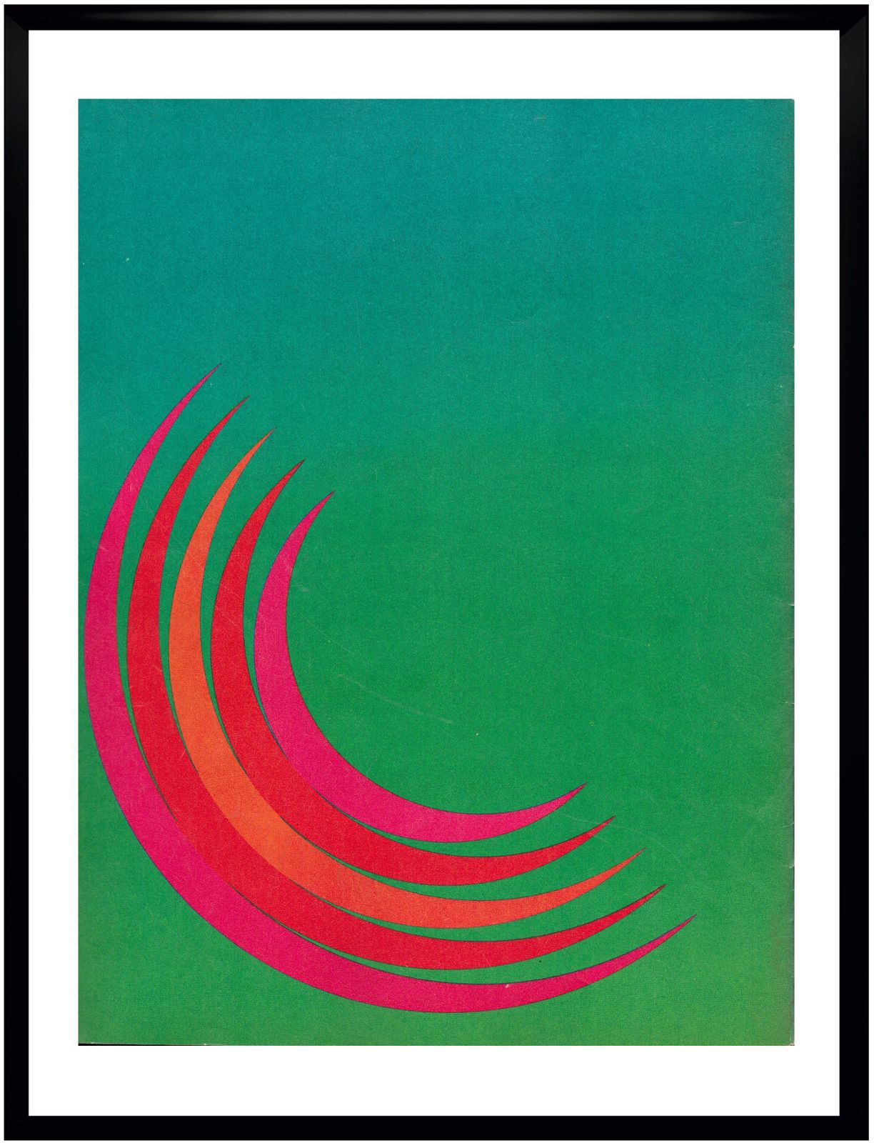 Two Framed Covers Of Polska Magazine, "Komprezent", Author. Leszek Hołdanowicz 1974 photo Art