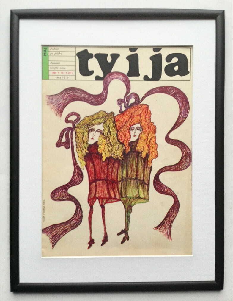Framed Cover Of The Monthly Magazine You And Me, 05/1968