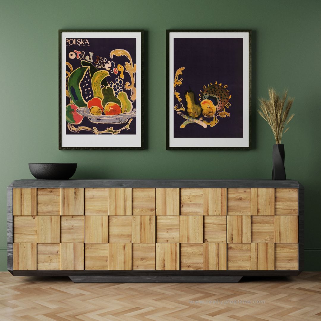 Two Framed Covers Of Polska, 1968, Cars. Joseph Wilkoń photo furniture