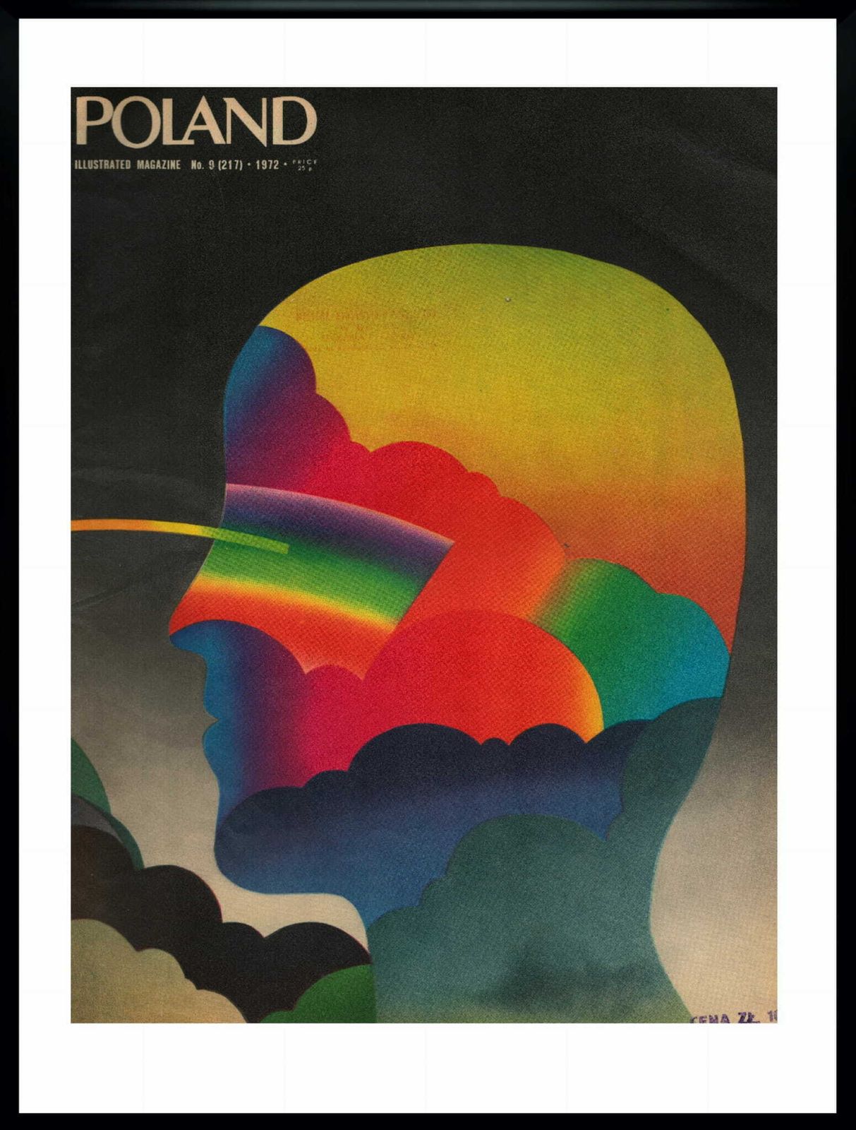 Two Framed Covers Of Polska Magazine, Author. Roman Cieślewicz, 1972 photo furniture