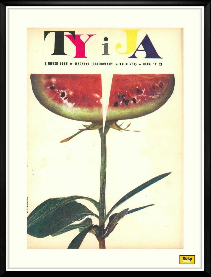 The Cover Of The Monthly Magazine Ty And Ja, Cars. Elisabeth Strzałecka, 08/1965
