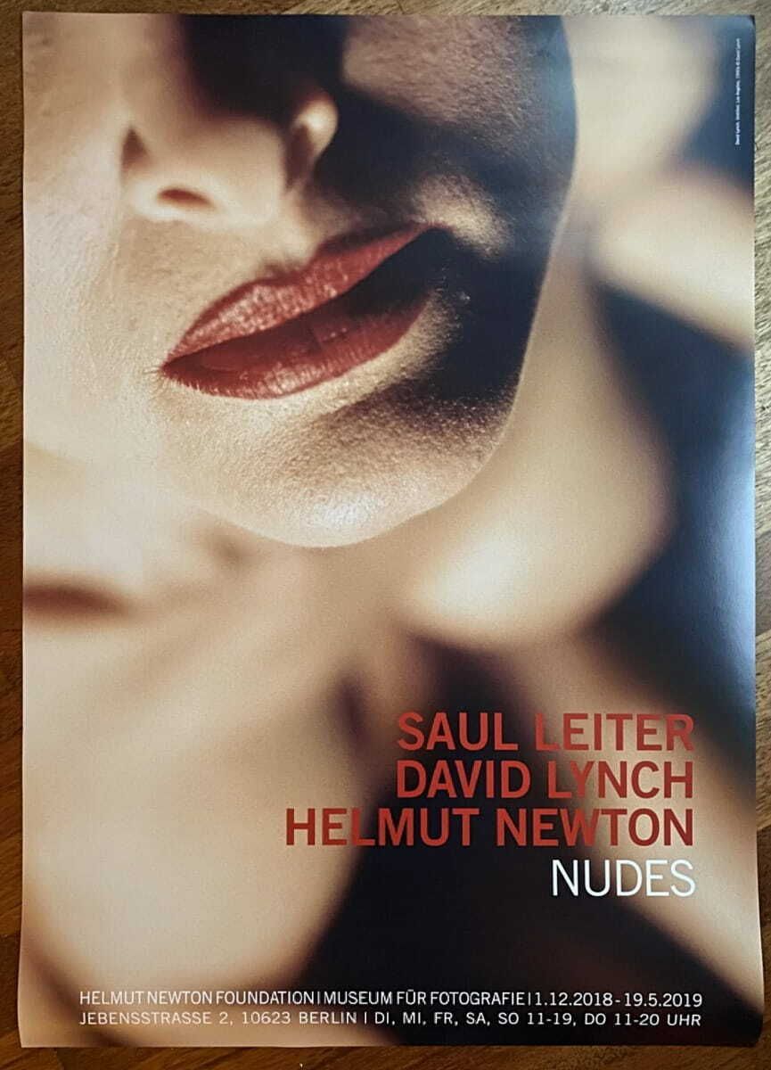 Poster From The Exhibition Newton: Nudes At The Museum Für Fotografie, Berlin, 2018
