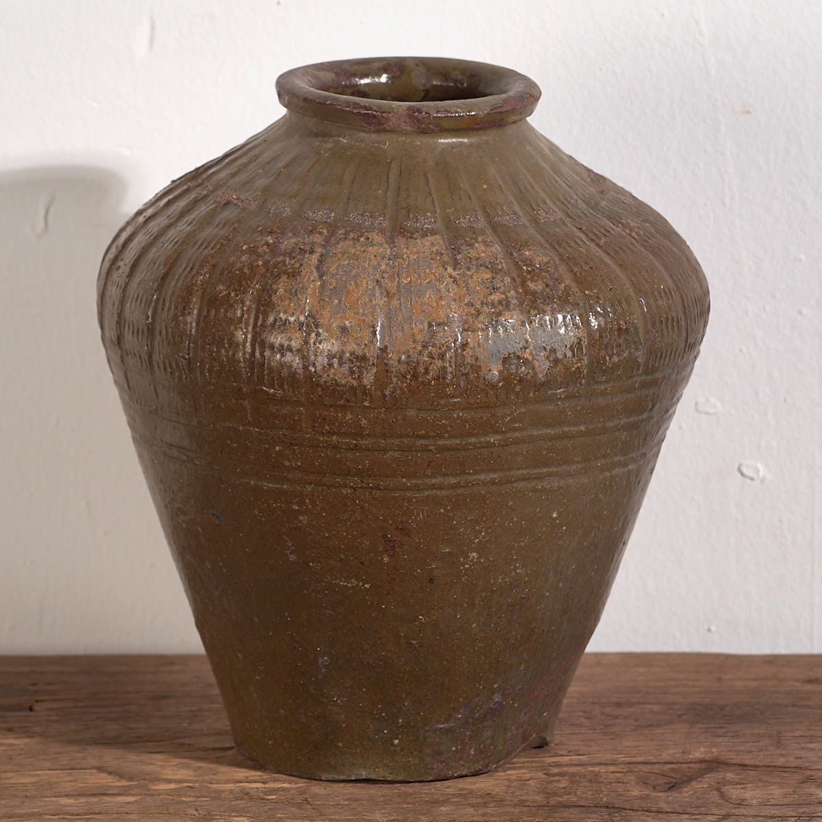 Small Antique Wabi Sabi Style Vase (C.1900) #1 photo vinterior