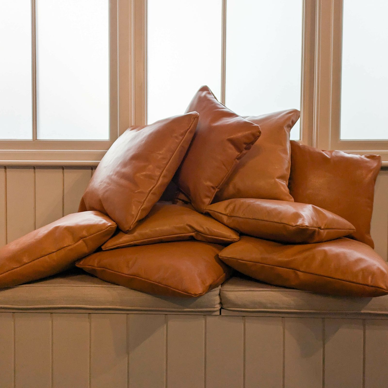 Ccc1 One Of Our Luxury Leather Cushions 3 Sizes Available photo furniture