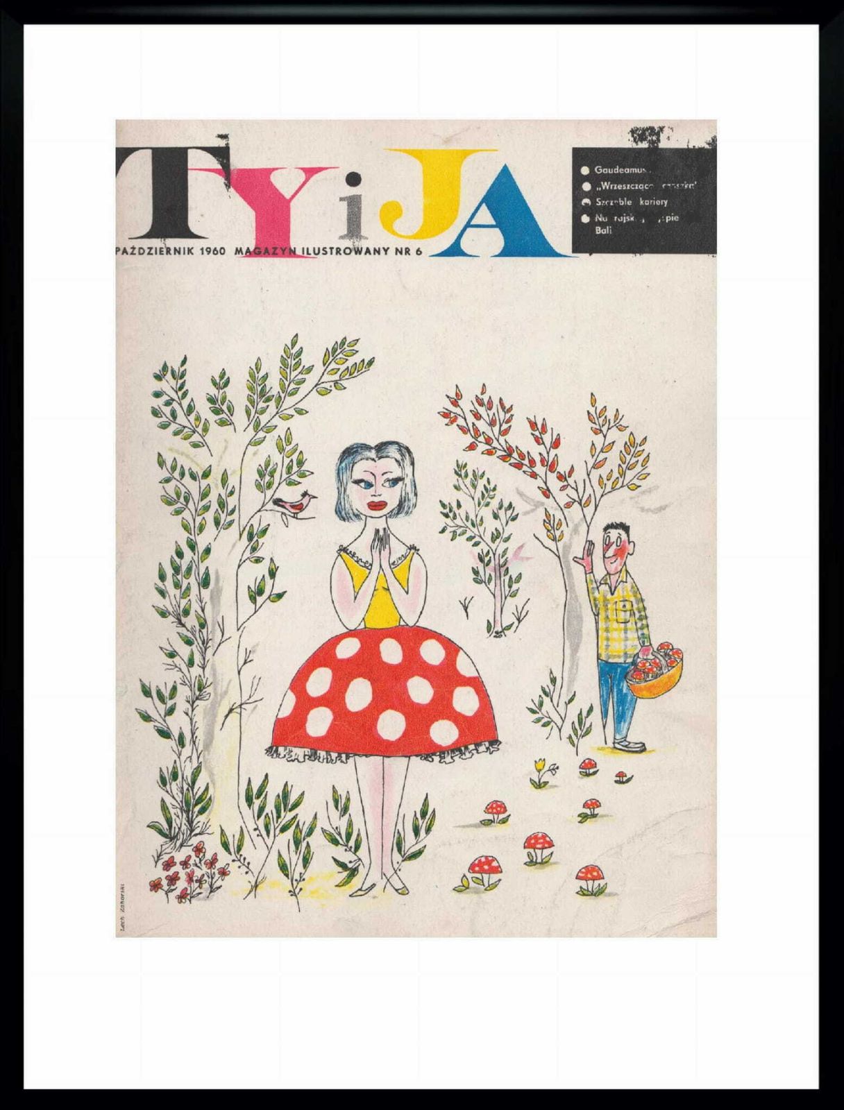 The Cover Of The Magazine You And I Cars. Lech Zahorski From 01/1960 R photo furniture