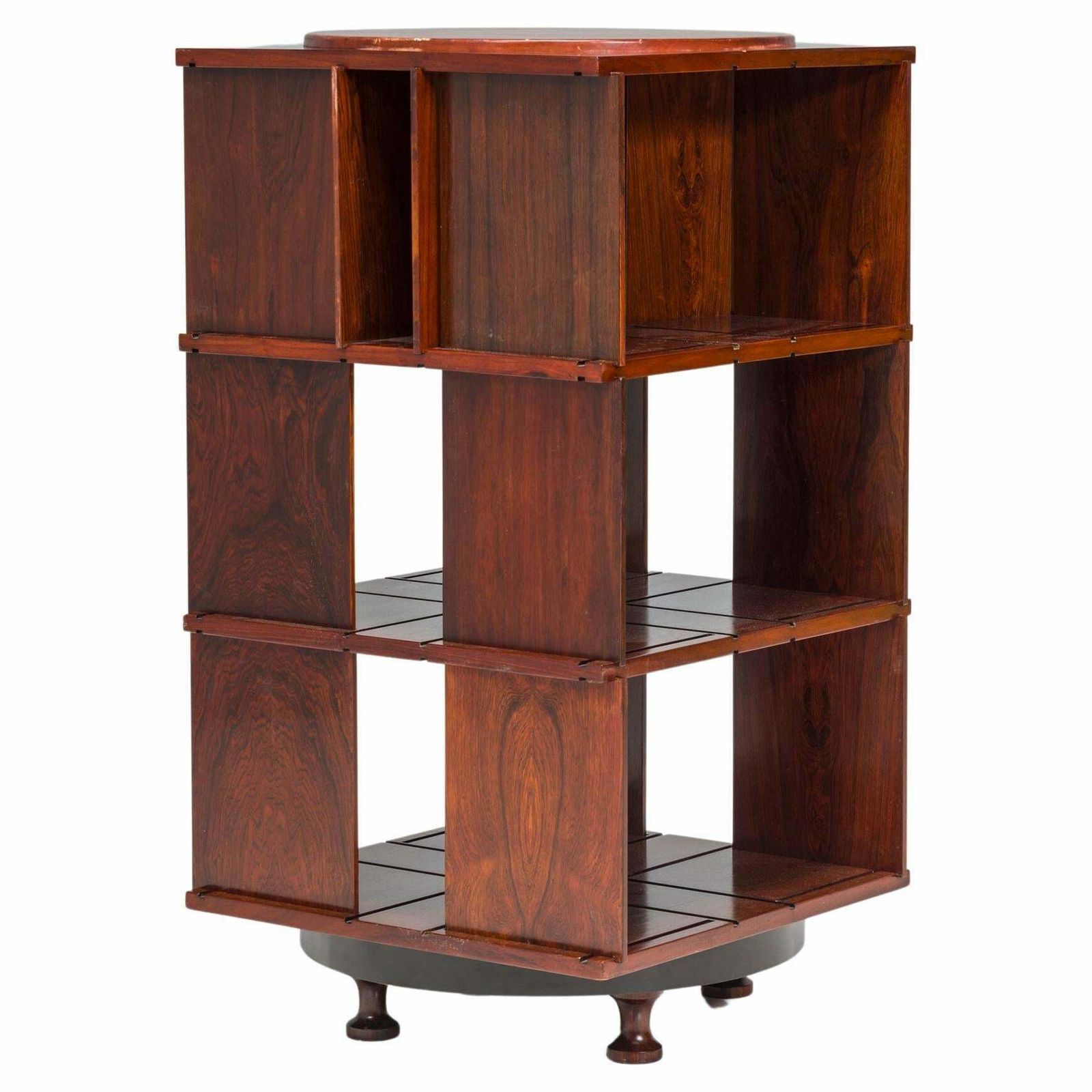 Gianfranco Frattini For Bernini Rosewood Modello 823 Bookshelf, 1960s