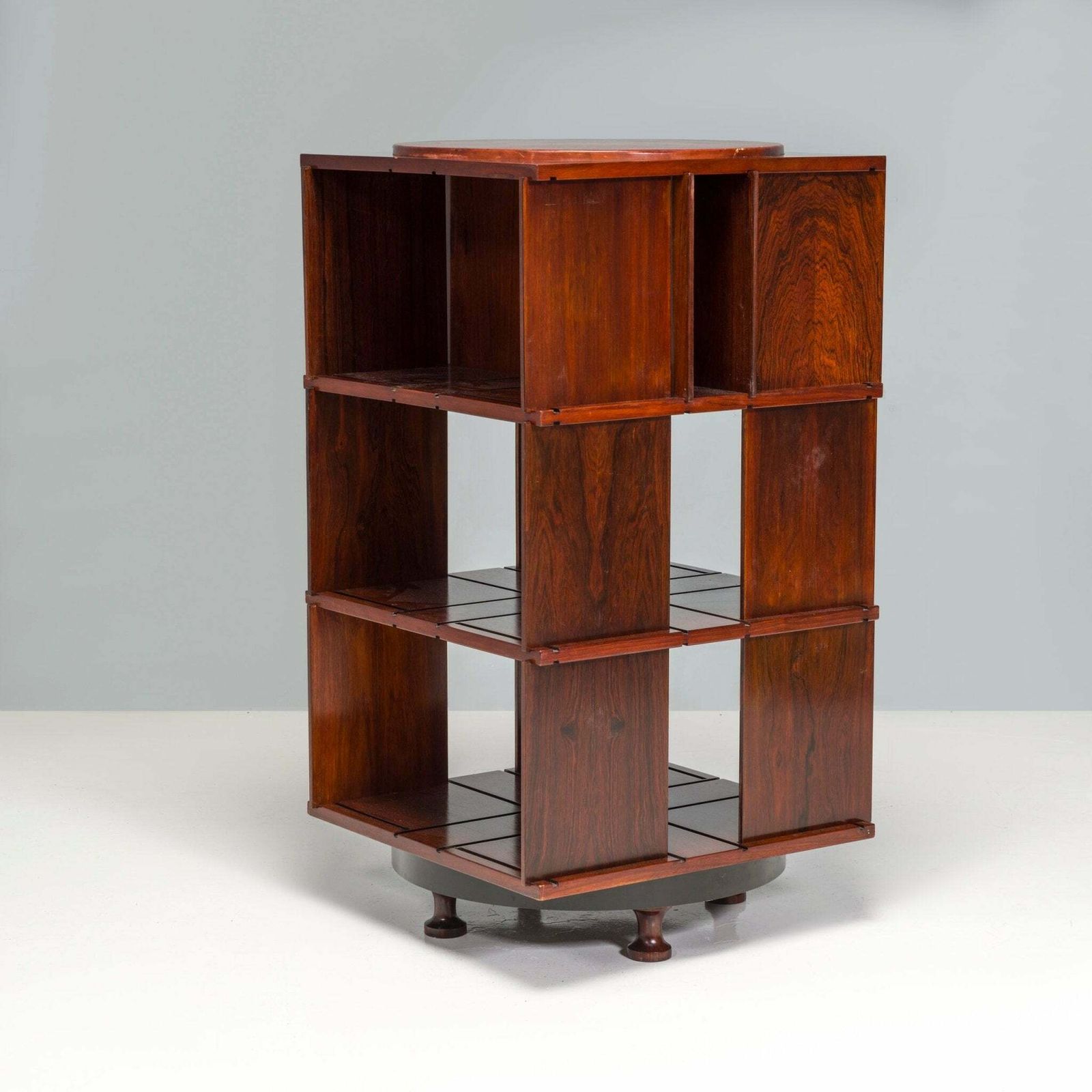 Gianfranco Frattini For Bernini Rosewood Modello 823 Bookshelf, 1960s photo Furniture