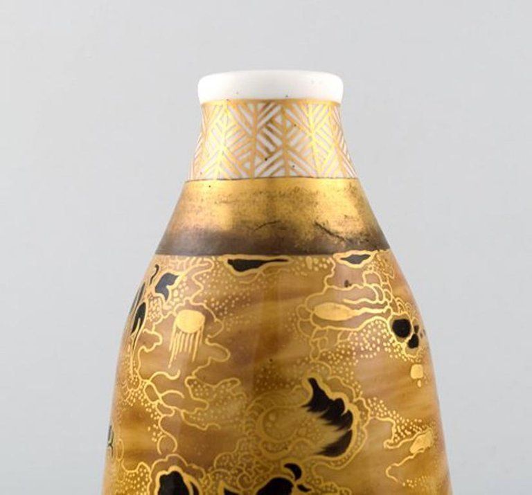 Theodor Larsen For Royal Copenhagen, A Pair Of Porcelain Vases, Japanism photo Home Decor