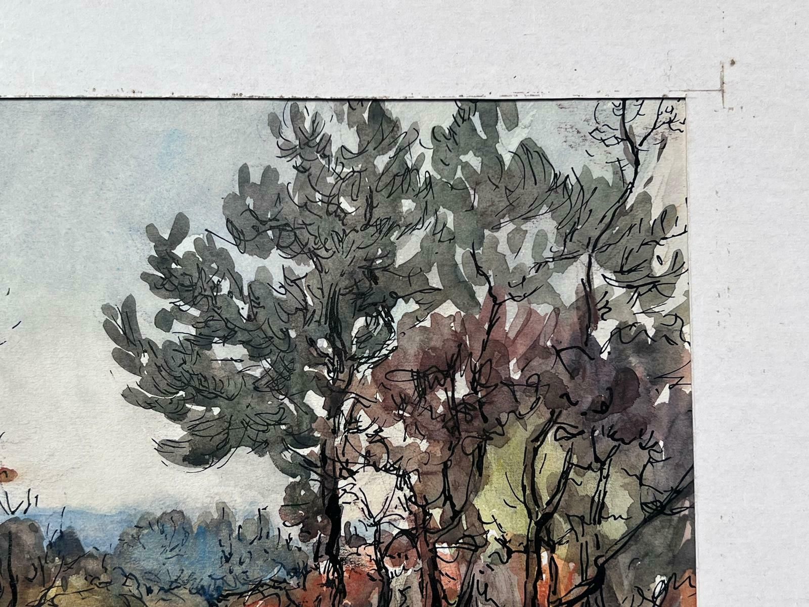 Jean Laforgueautumn Woodland Path Mid 20th Century French Post Impressionist Signed Painting photo 608.0
