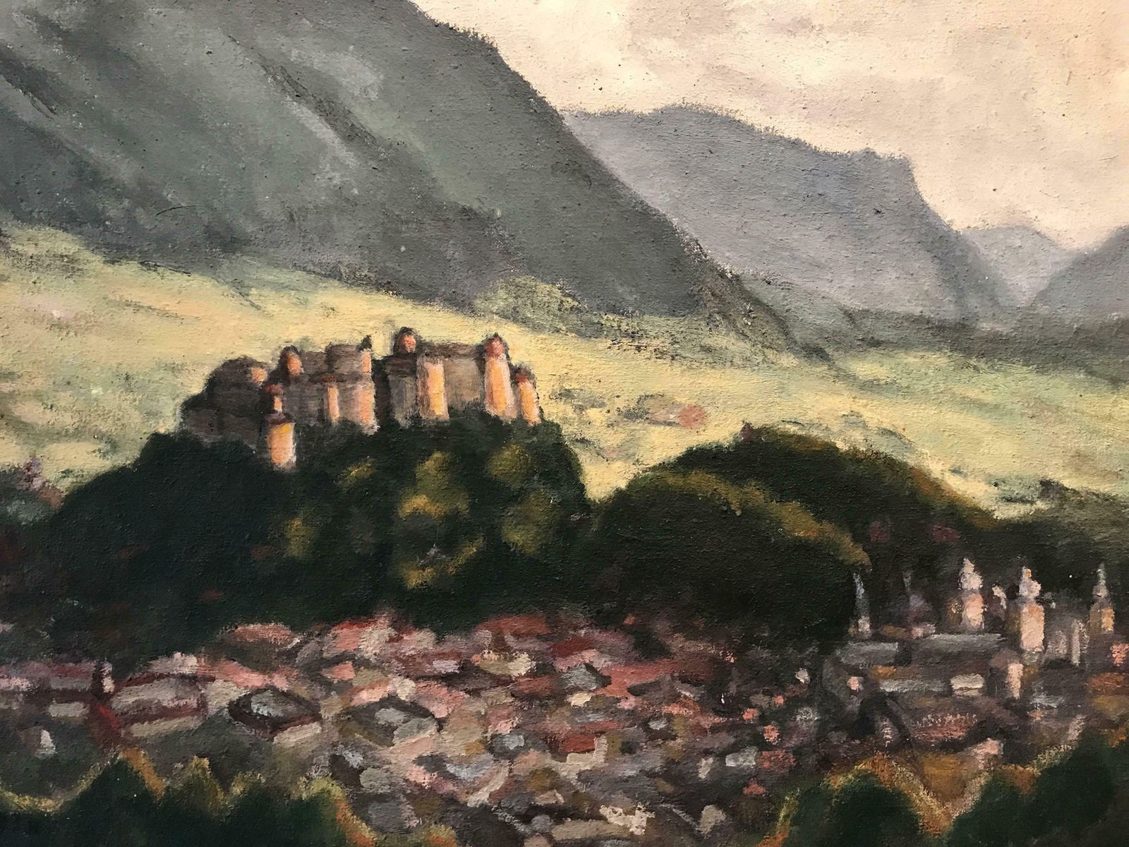 Berthe Dumassalburg 1934 Signed French Post Impressionist Oil Paintingc. 1934 photo for sale