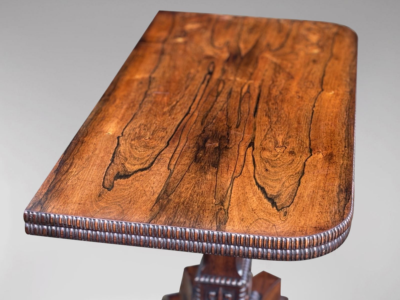 Early 19th Century George IV Period Rosewood Fold Over Card Table photo furniture