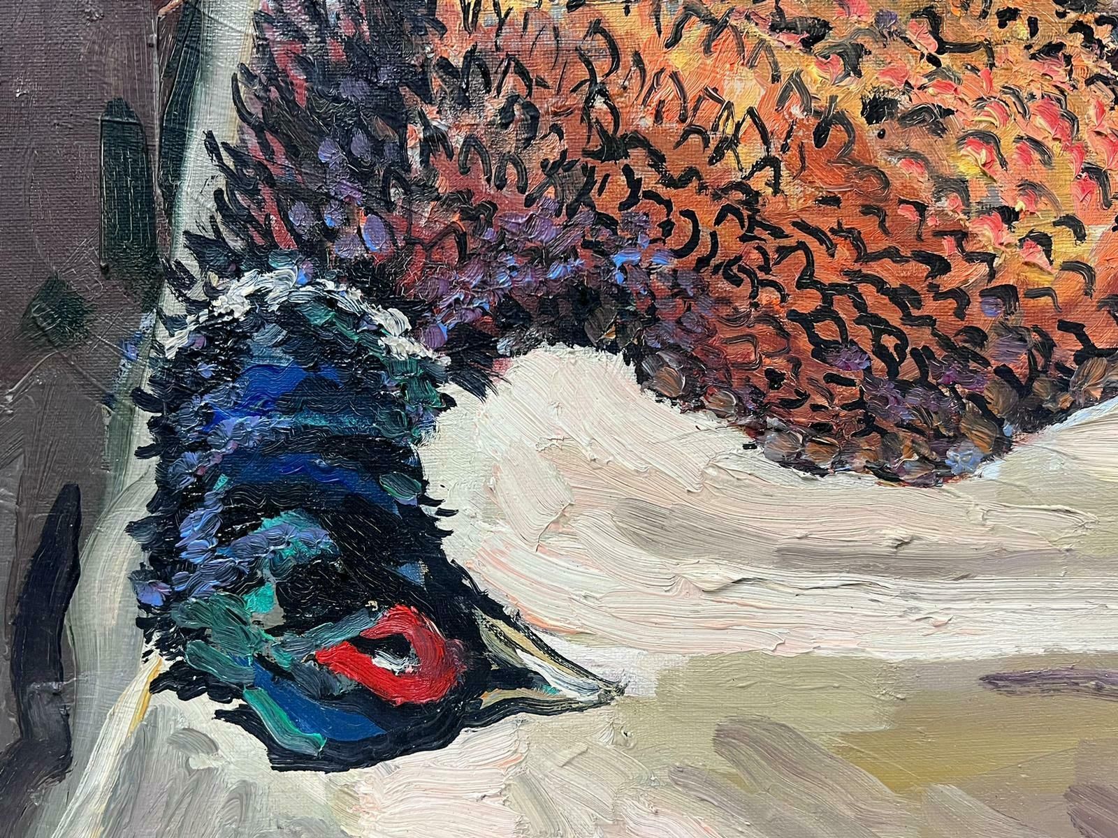 Georges Bordonovecontemporary French Impressionist Oil Still Life Dead Game Pheasant photo Art