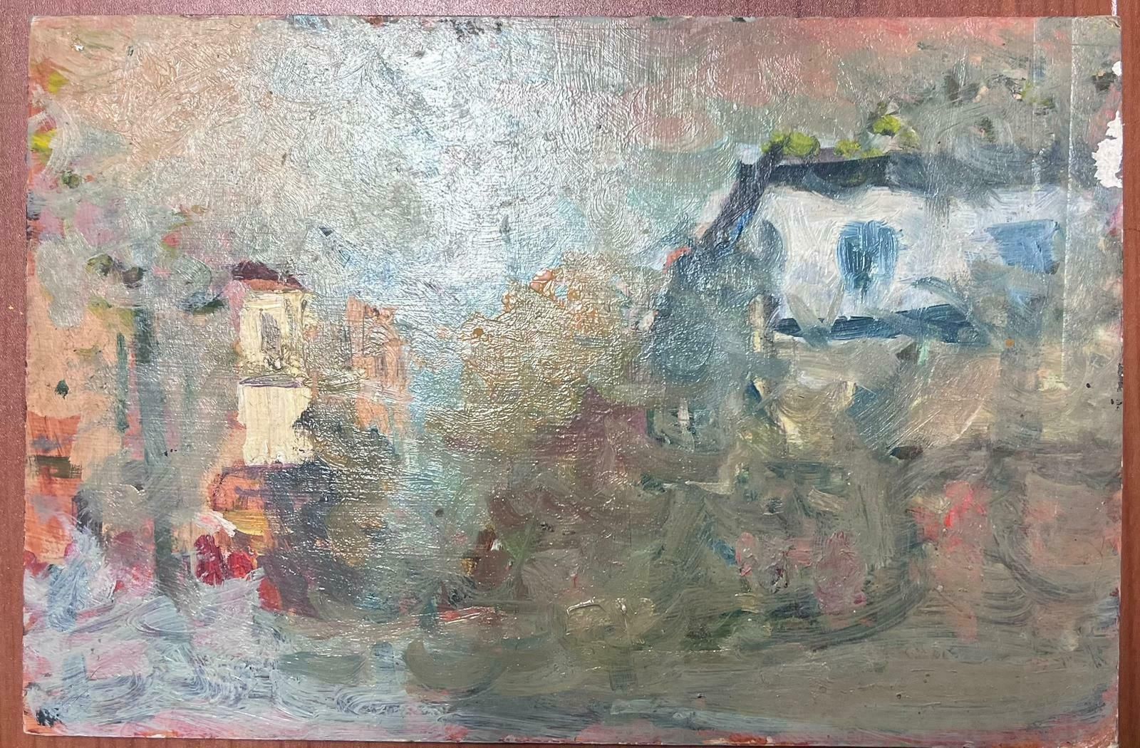 Maurice Mazeiliefrench Impressionist Oil Landscape River Reflections photo furniture