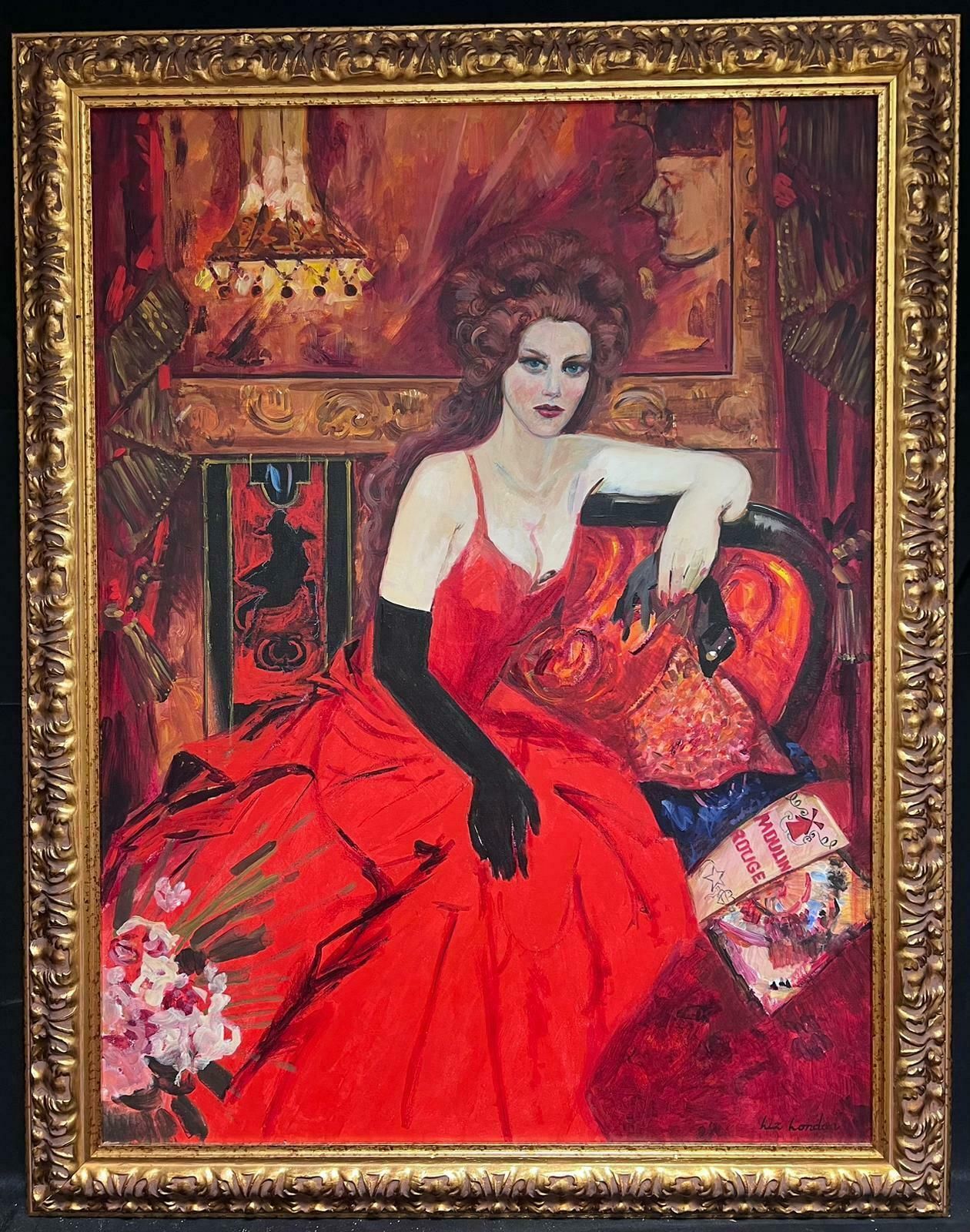 Liz Londonhuge British Portrait Painting Nicole Kidman Moulin Rouge Royal Academy Exhibit photo furniture