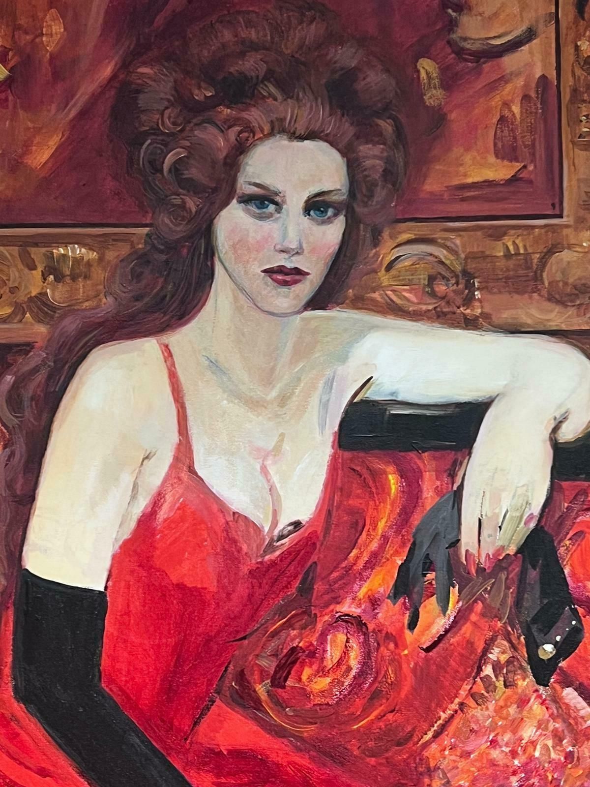 photo furniture Liz Londonhuge British Portrait Painting Nicole Kidman Moulin Rouge Royal Academy Exhibit