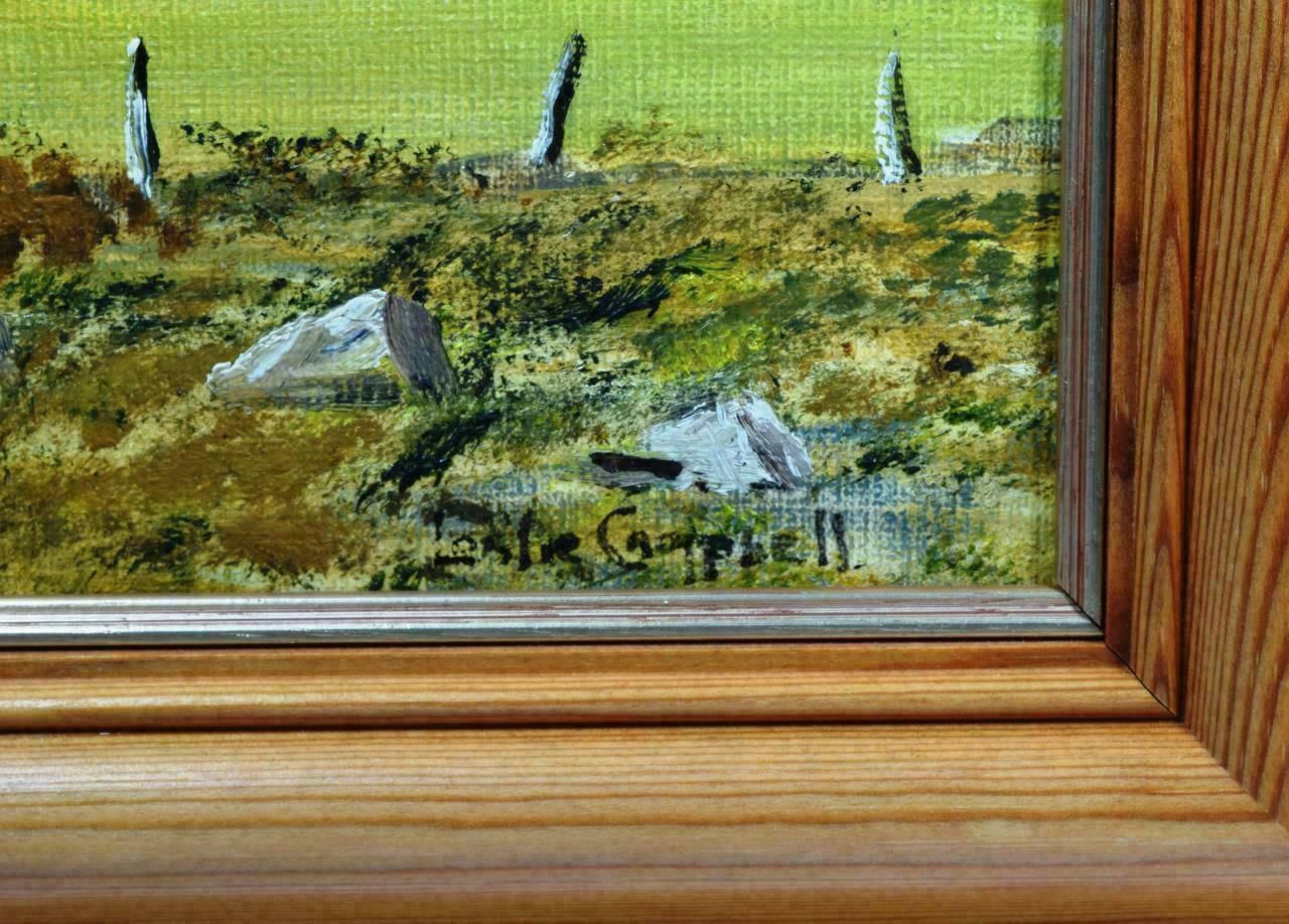 Leslie Campbellmourne Mountains County Down Ireland Signed Original Oil Paintingc. 1990's photo for sale