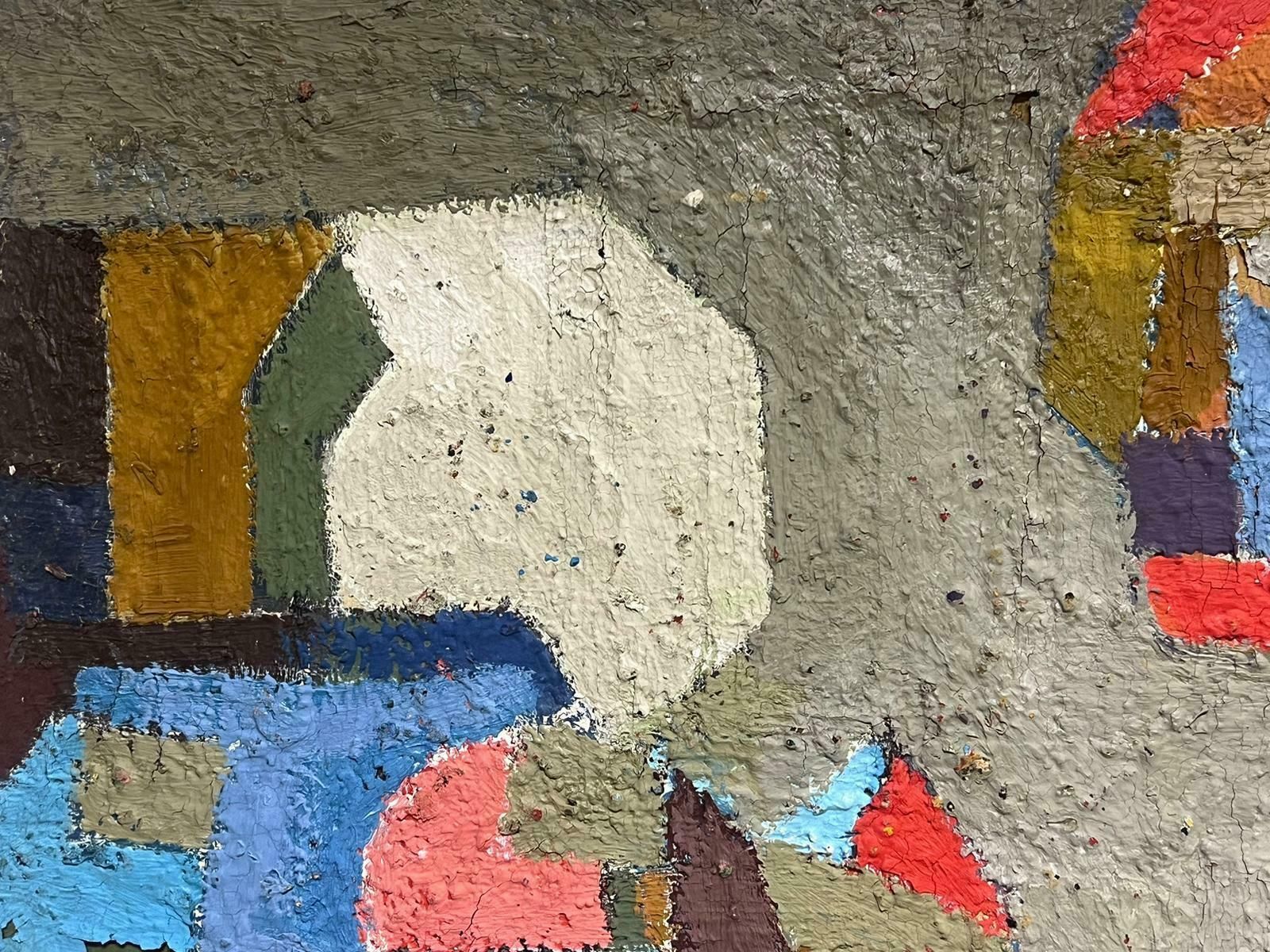 Jean Besnardamazing Mid 20th Century Cubist Abstract Cubist Oil Painting Listed Artist photo furniture