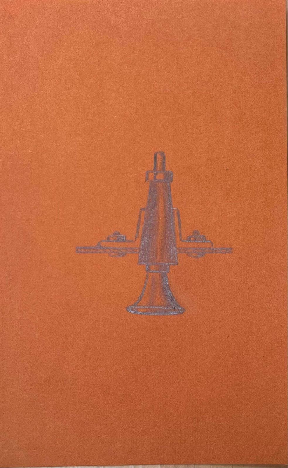K.B. White Vintage Car Differential Pencil Illustrationearly 20th Century