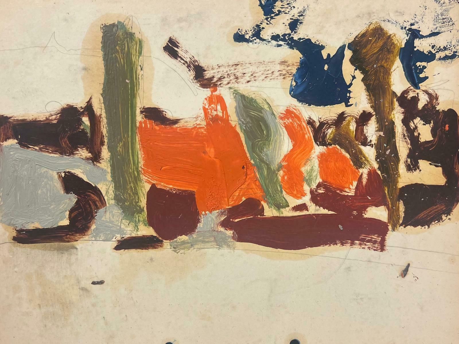 Elisabeth Hahn20th Century German Modernist Oil Painting Sea Colours Abstract20th Century photo Art