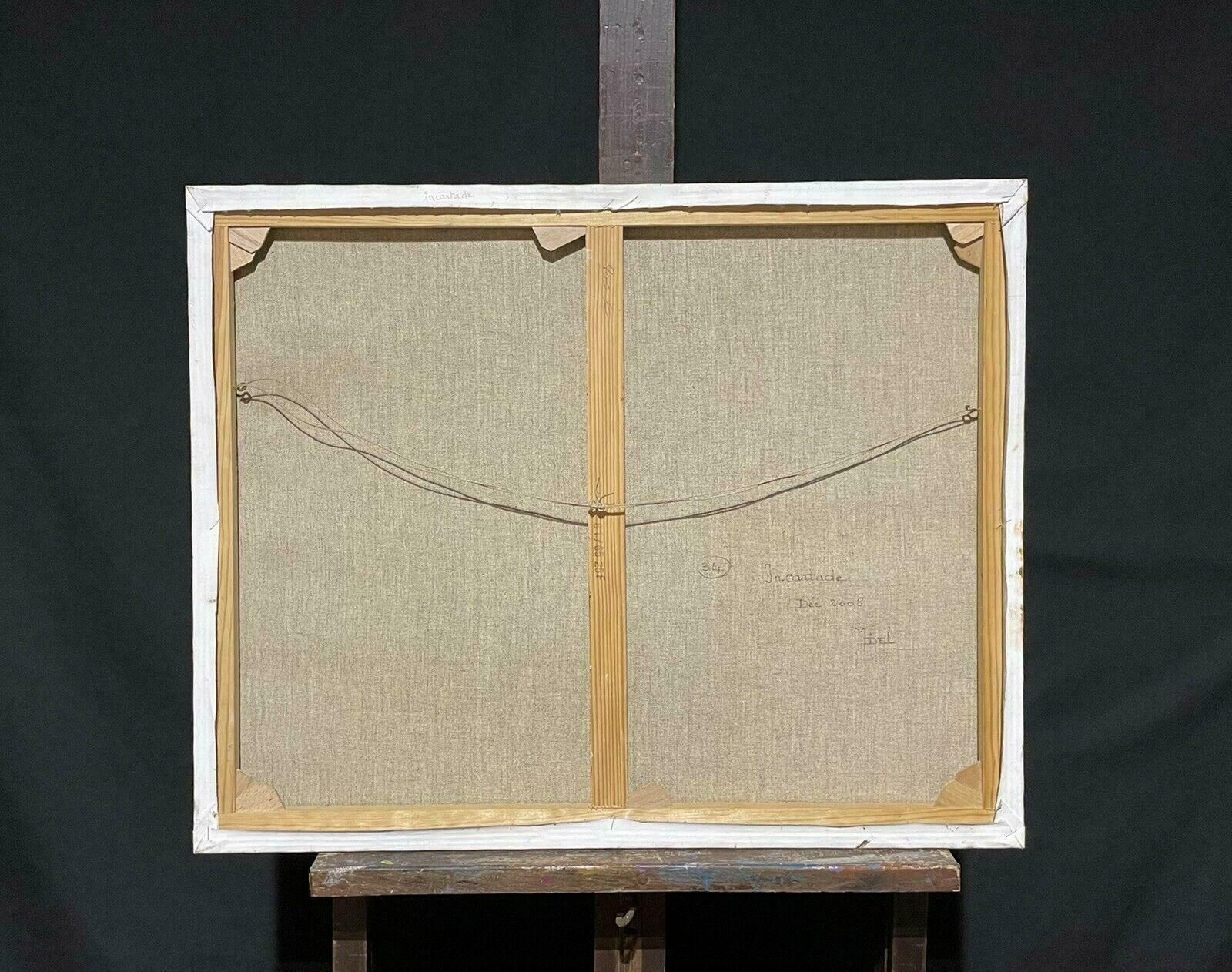 French Paintercontemporary French Cubist Abstract   Geometric Composition   Tightrope Walker photo 868.0