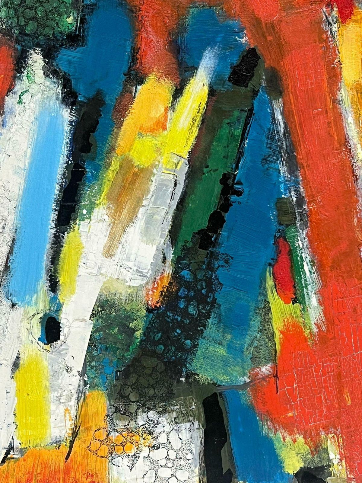 Andre Guilloufrench Expressionist Abstract 20th Century Oil Painting Blaze Of Colors photo Art