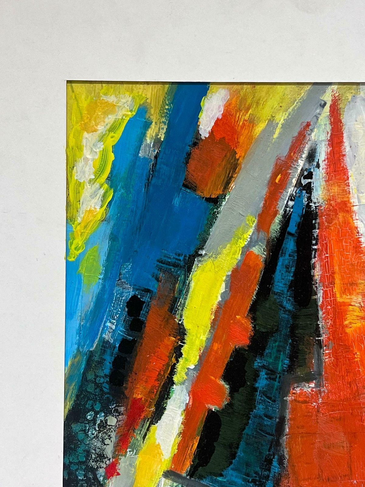 Andre Guilloufrench Expressionist Abstract 20th Century Oil Painting Blaze Of Colors photo vinterior