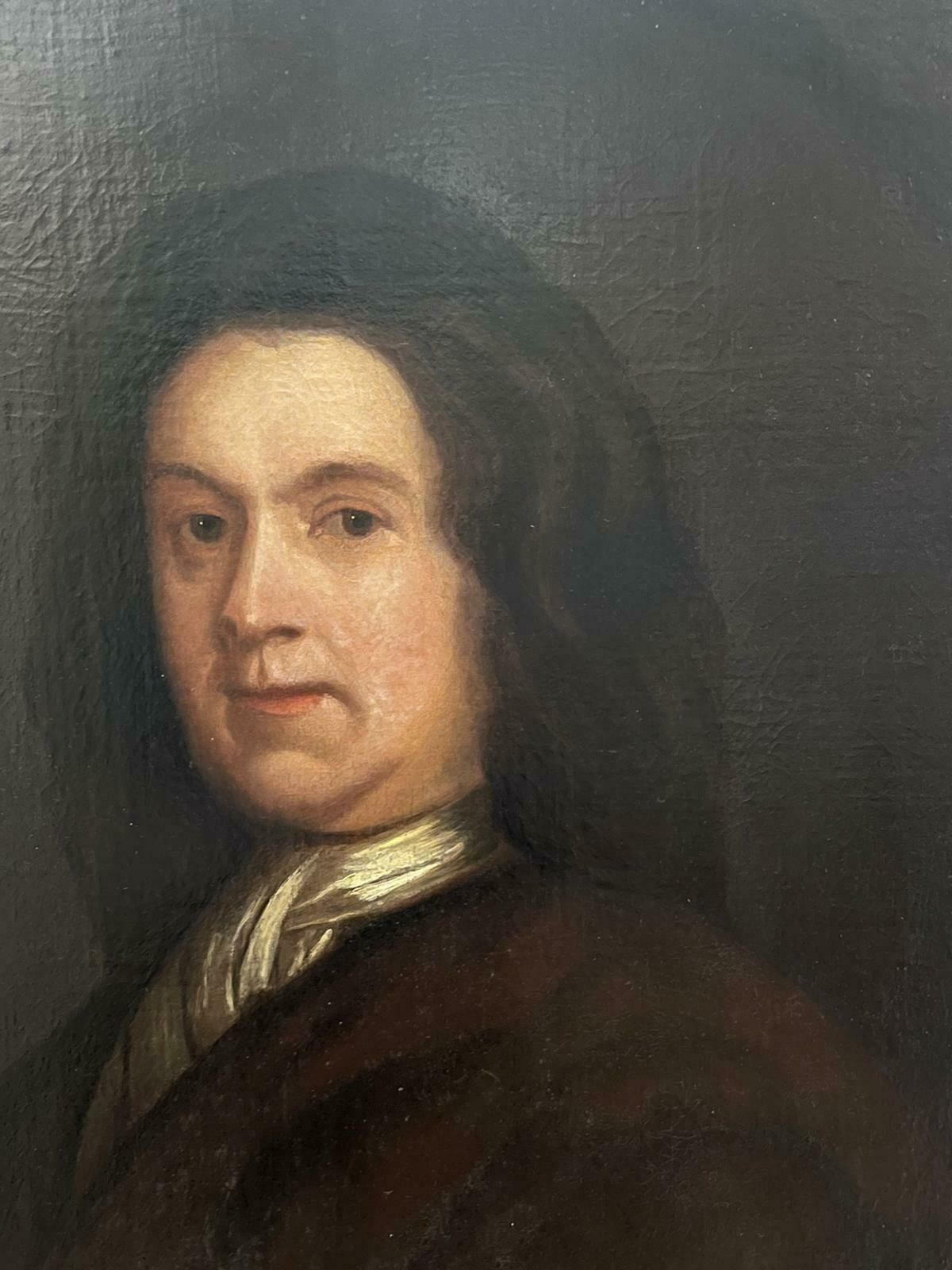 English School 17th/18th Centuryfine Large 17th/ 18th Century English Portrait Of Mr. Gilbert Charity Founder photo for sale