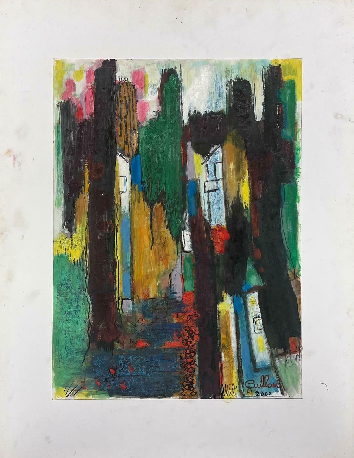 Andre Guilloufrench Expressionist Abstract 20th Century Oil Painting Blaze Of Colors photo furniture