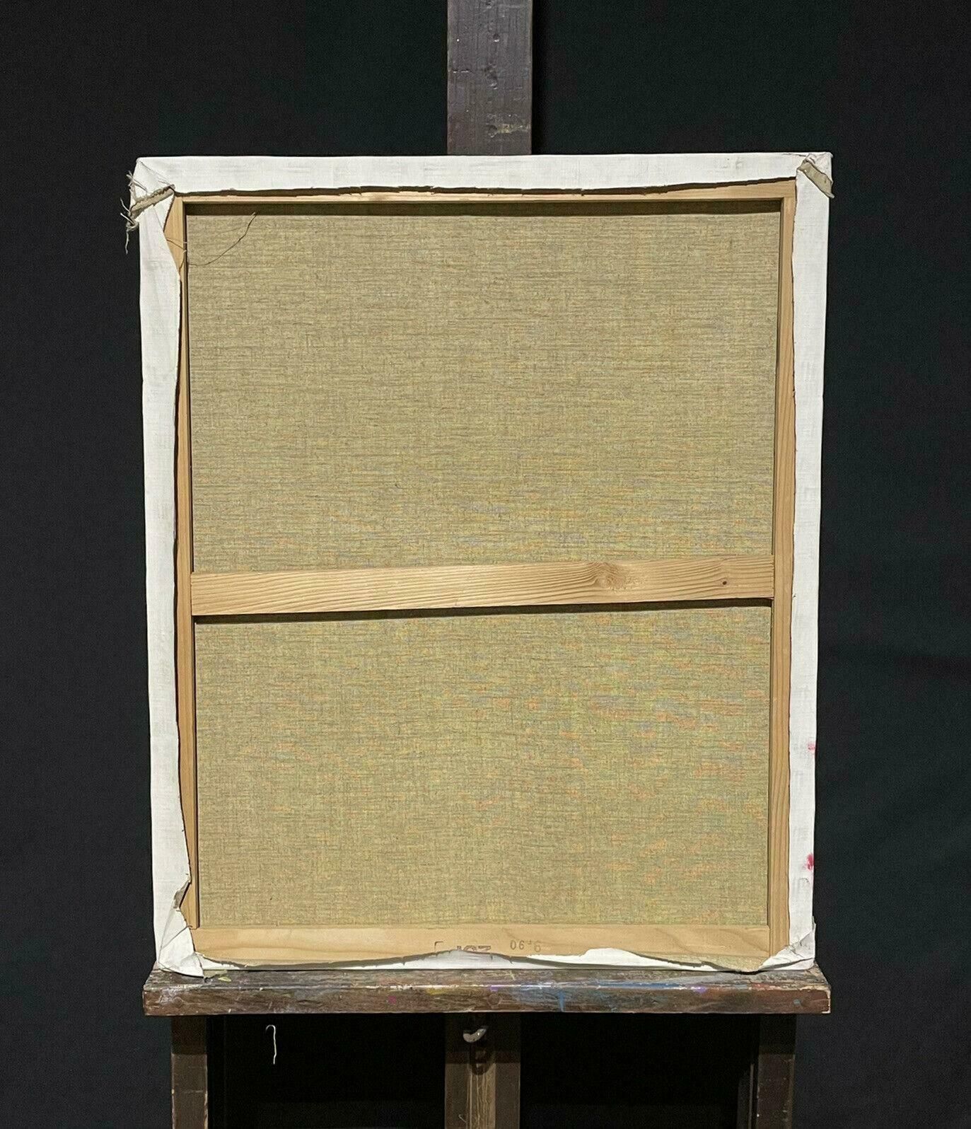 Robert Saleslarge 1970's French Modernist Signed Oil Beautiful Still Life Fruit & Colors photo vinterior