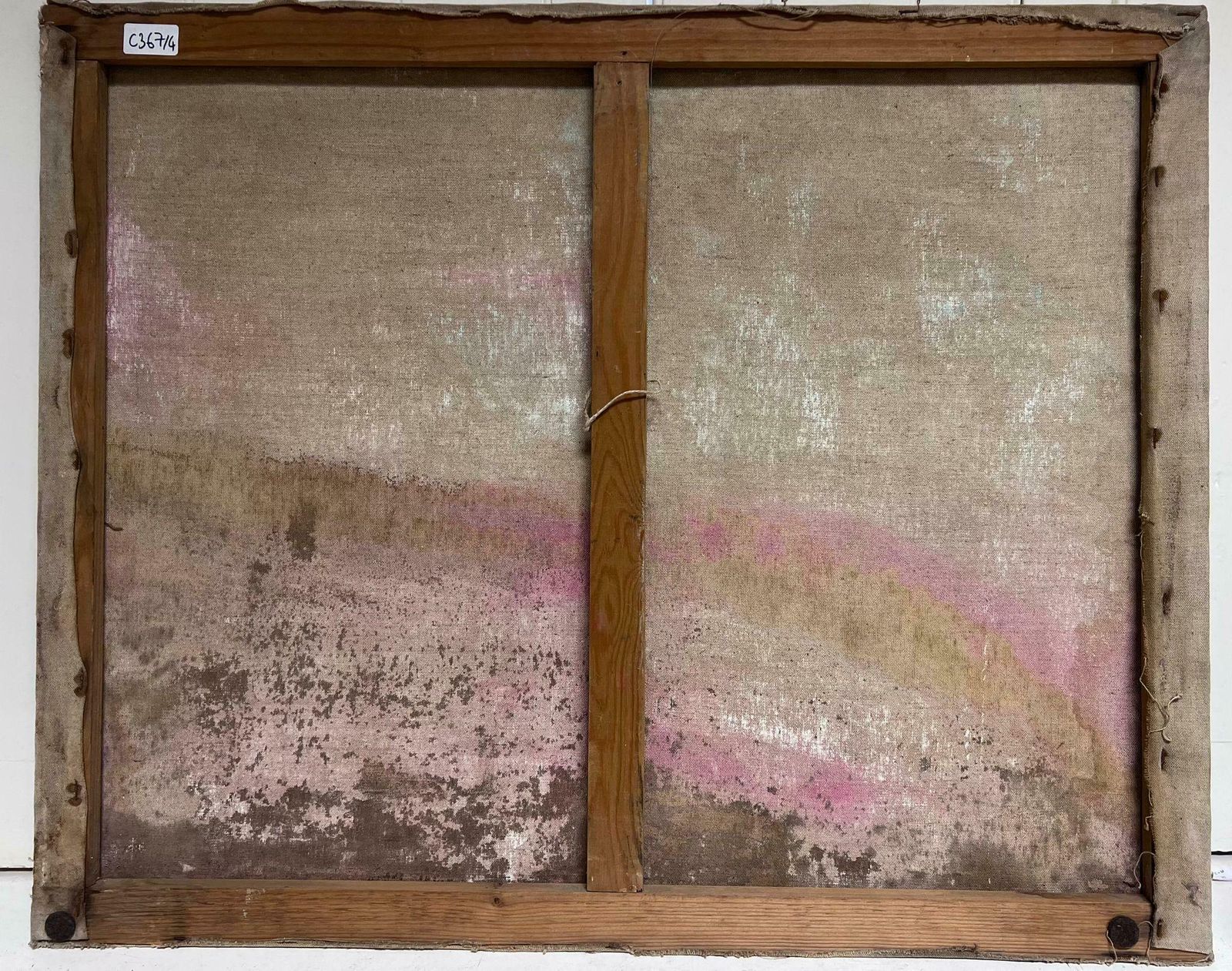French School1970's French Abstract Expressionist Signed & Dated Large Oil Painting photo 904.0