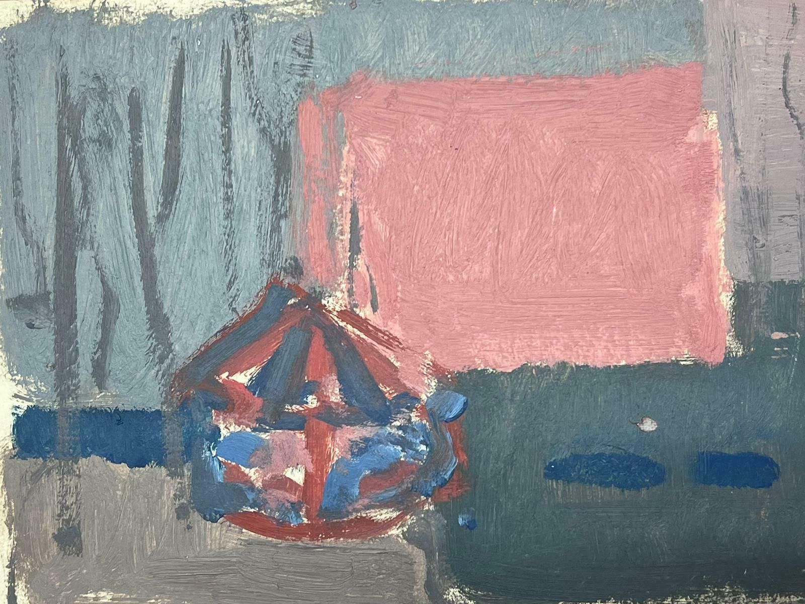 Elisabeth Hahn20th Century German Modernist Oil Painting Circus Tent Landscape20th Century photo for sale