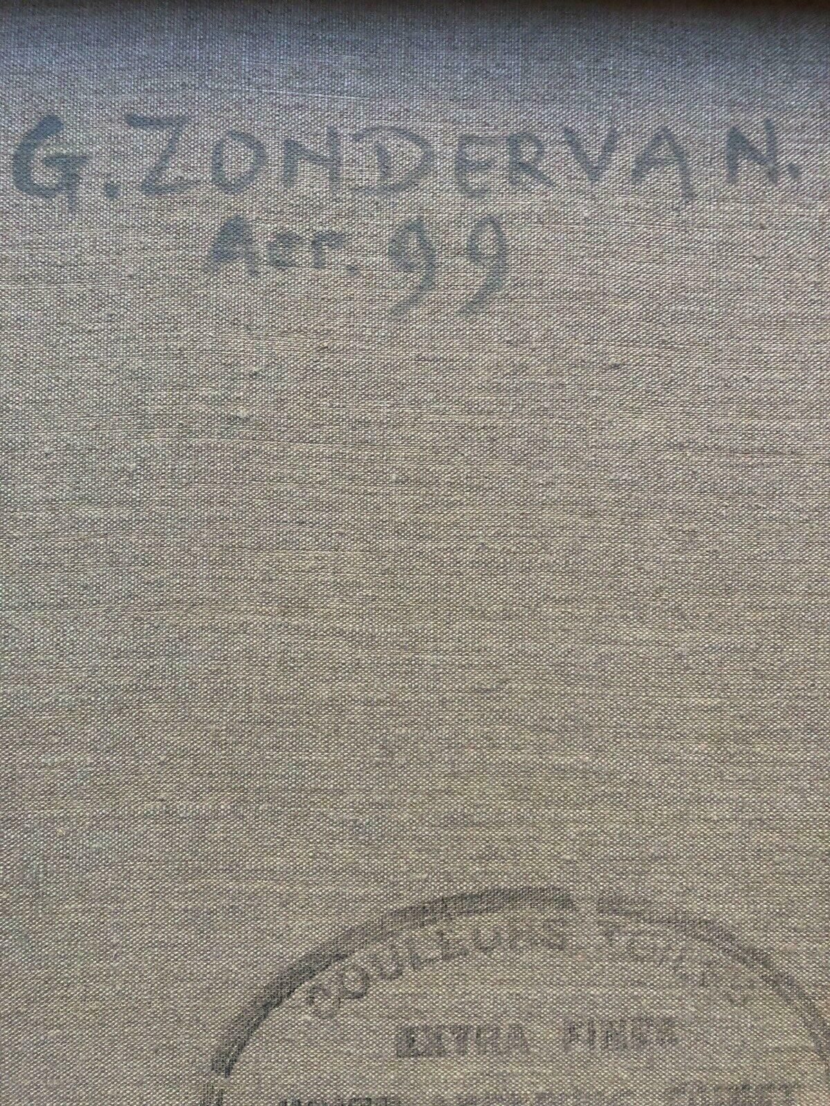 Genevieve Zondervan (1922 2013)genevieve Zondervan (1922 2013) Signed French Surrealist Oil Painting   Framedc. 1990's photo 485.0