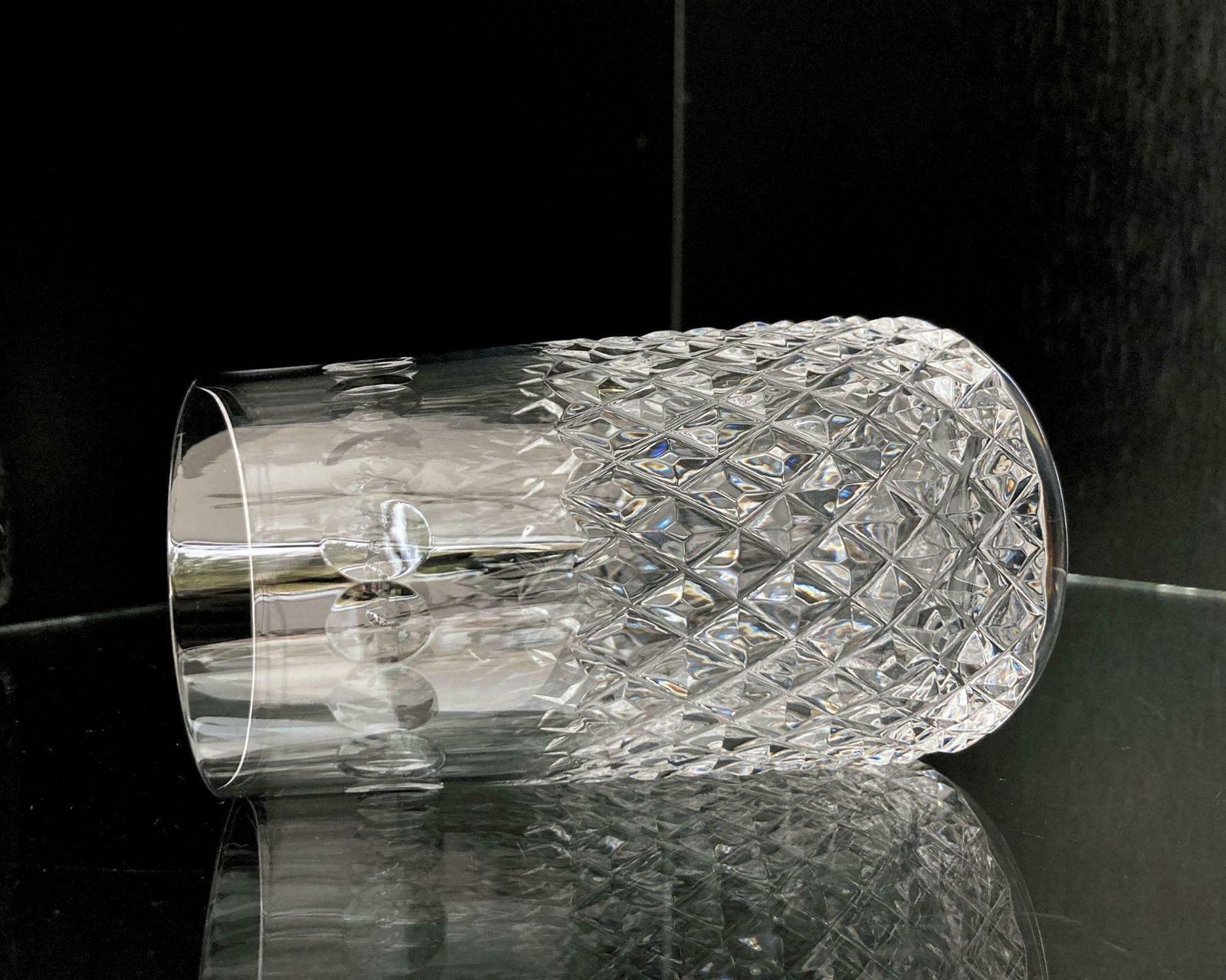 Kristallen Waterglazen Dun | 6 Stuks | Cocktailglazen | Diamantslipwerk photo Woonaccessoires