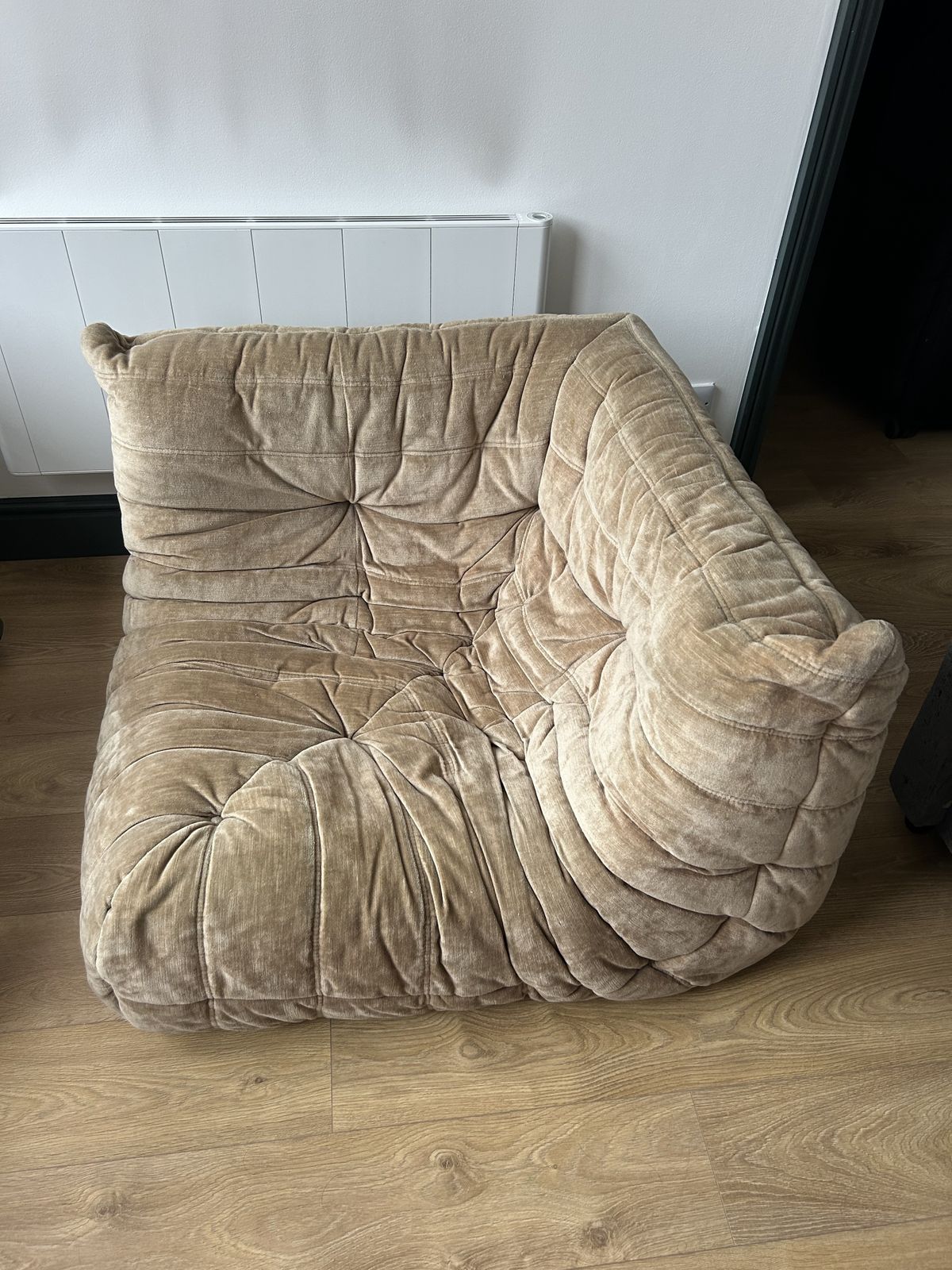 Ligne Roset Michel Ducaroy Beige Togo Corner Seat photo vinterior