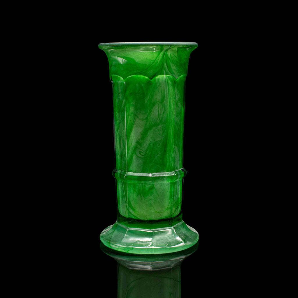 Petite Vintage Posy Vase, English, Cloud Glass, Flower Pot, Art Deco, Circa 1930 photo furniture