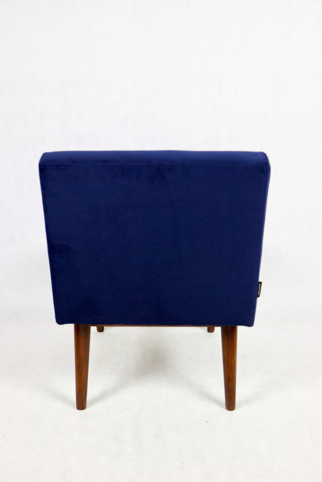 photo furniture Loft Armchair 70's Vintage Navy Blue Velvet Jade Velvet