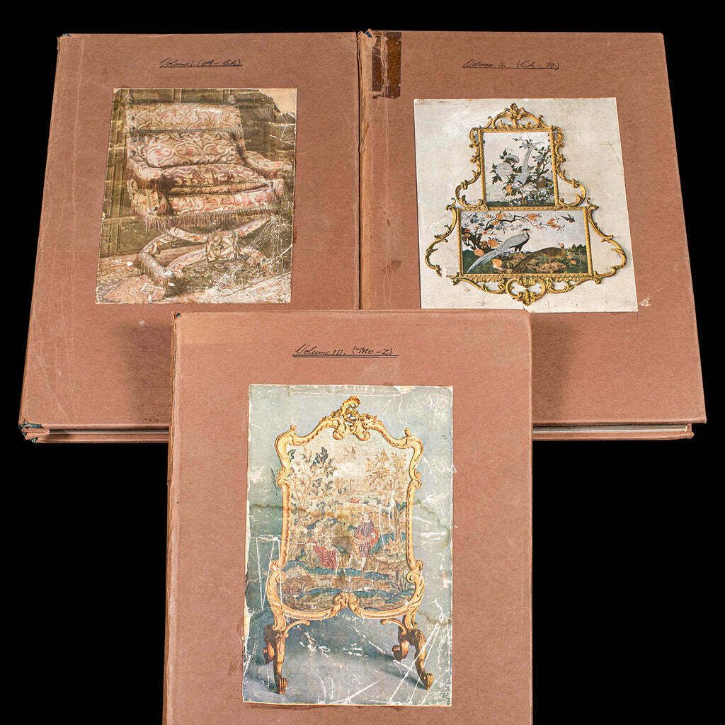 Antique 3vol Book Set, Dictionary Of English Furniture, Macquoid, Reference, A Z