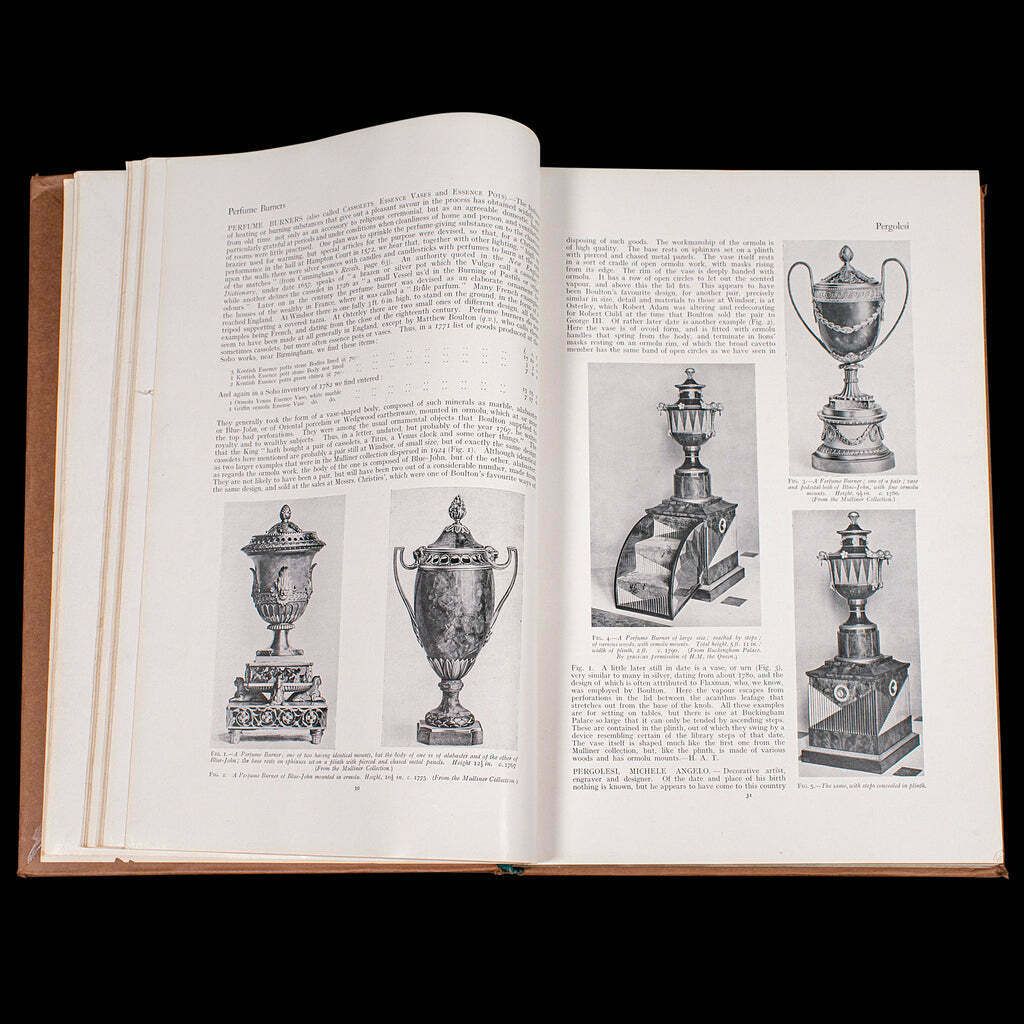 Antique 3vol Book Set, Dictionary Of English Furniture, Macquoid, Reference, A Z photo vintage