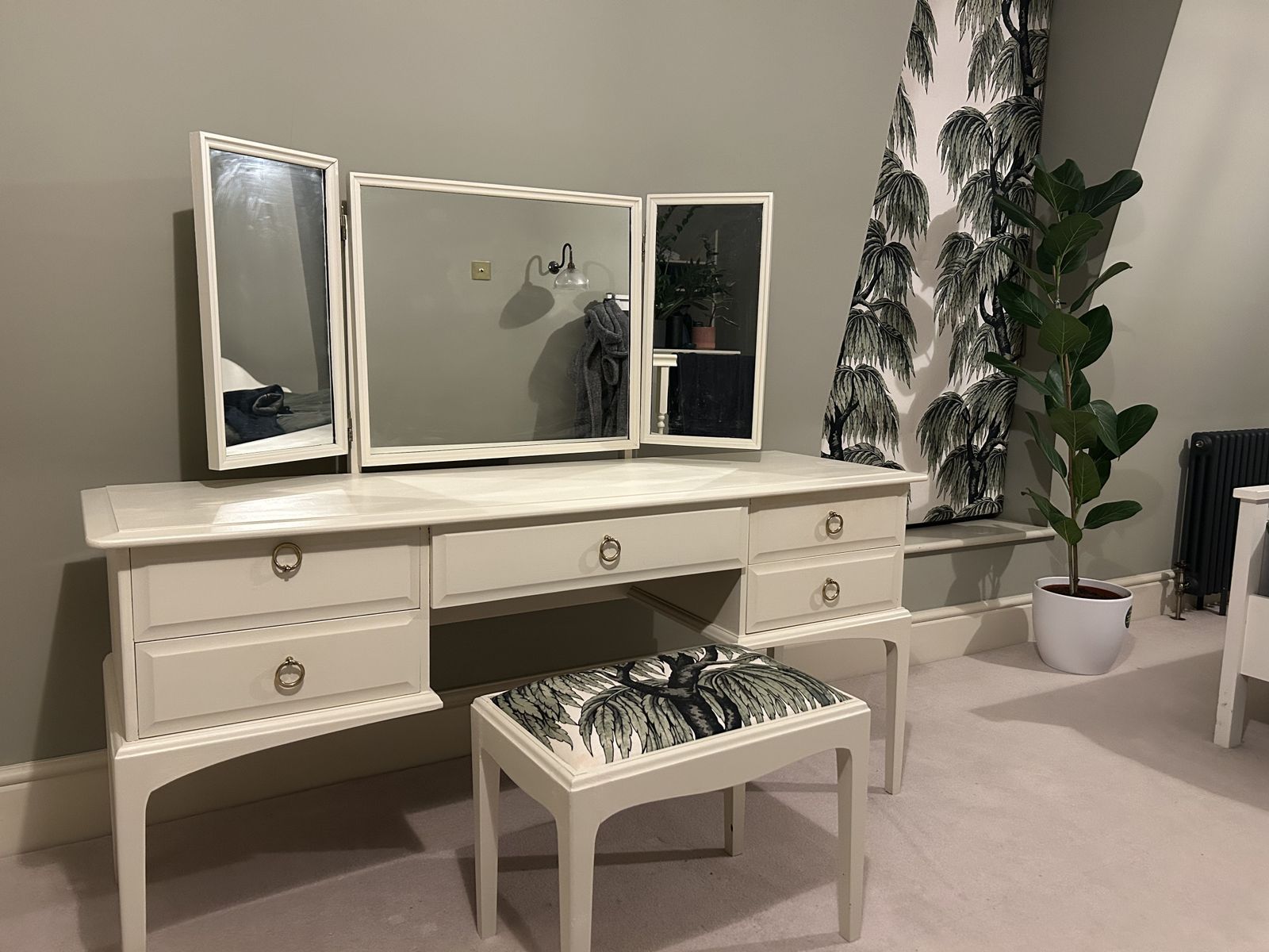 Stag Minstral Dressing Table F&B X House Of Hackney photo for sale
