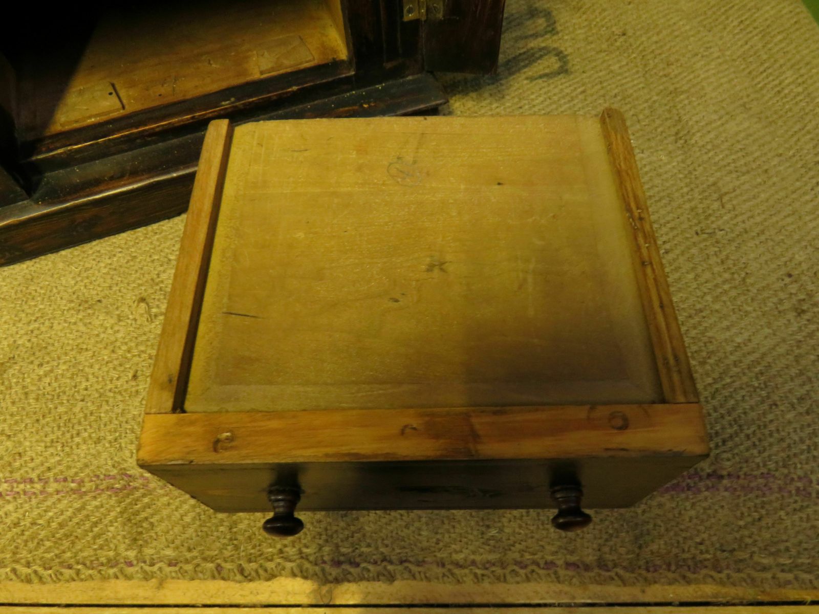 Antique Miniature Apprentice Piece Wellington Chest photo furniture