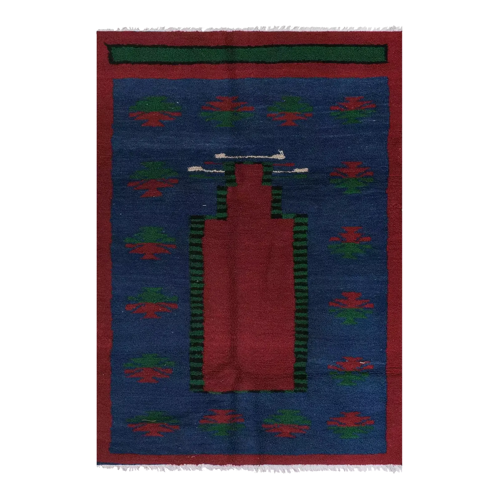 Turkish Karapinar Tulu Rug 3'7'' X 5'3''