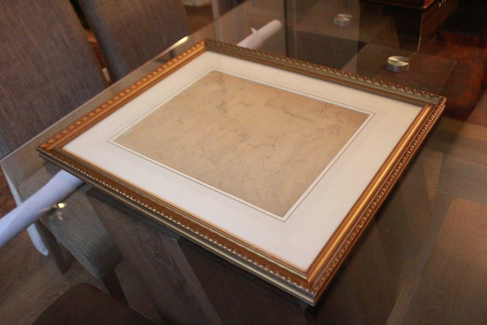 Original Pencil Sketch By George Morland 1793. Wall Art. photo vinterior