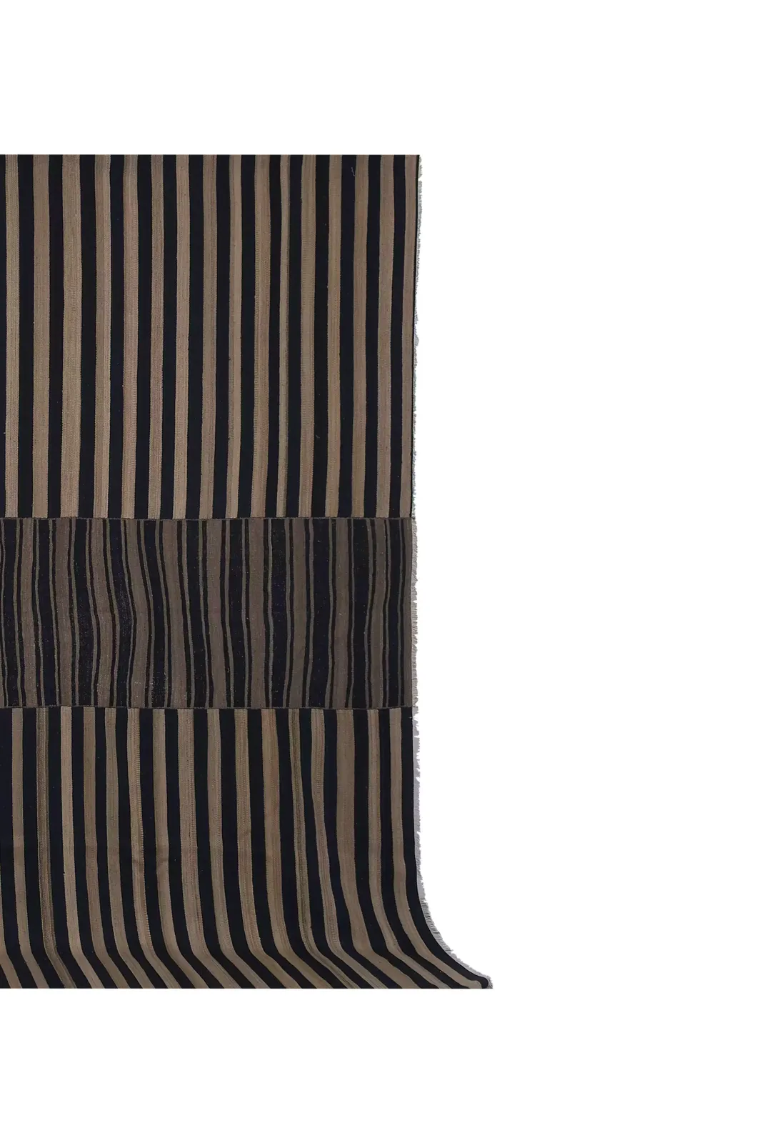 Giant Anatolian Striped Kilim Rug 11' X 13'1'' photo for sale