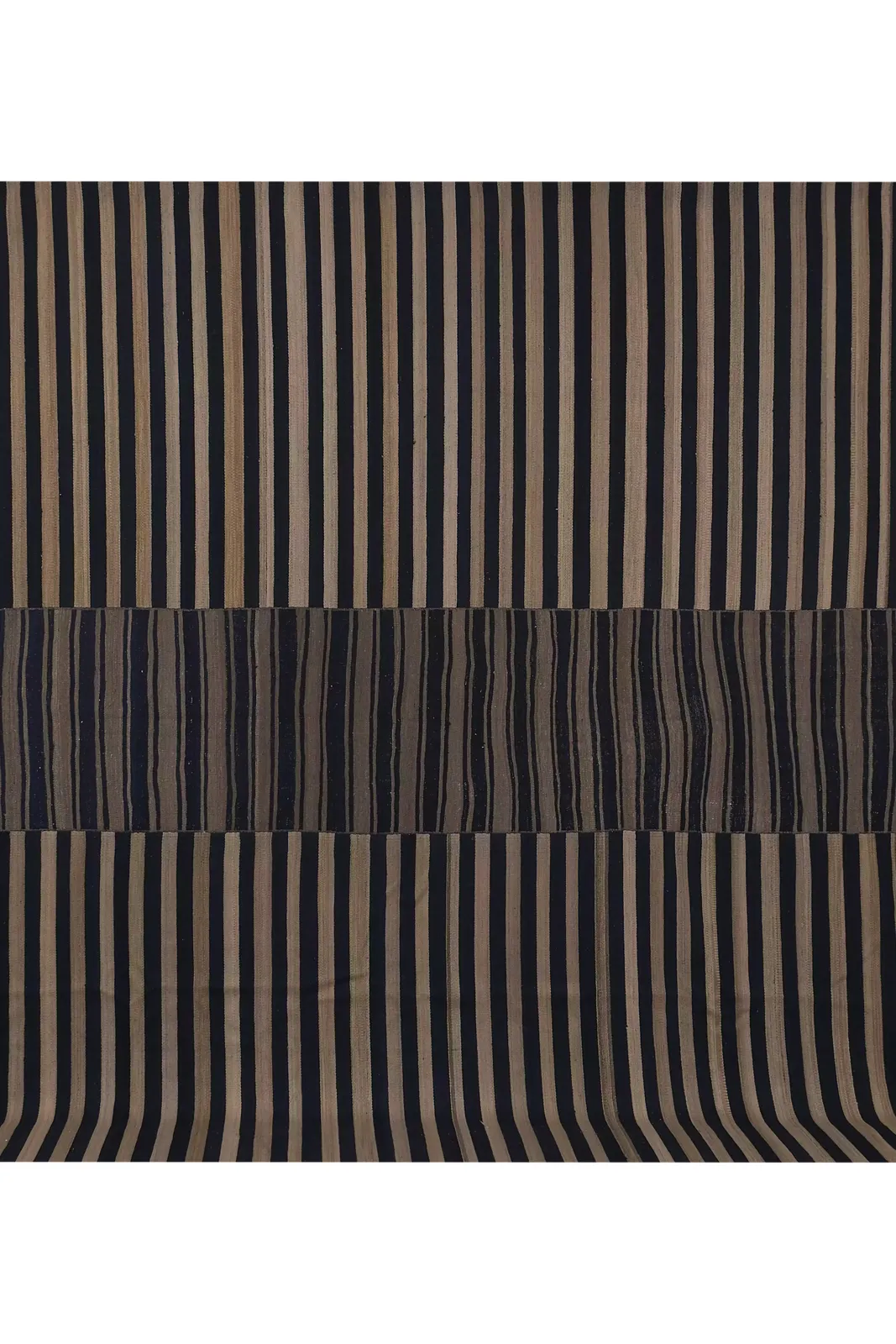 Giant Anatolian Striped Kilim Rug 11' X 13'1'' photo vinterior