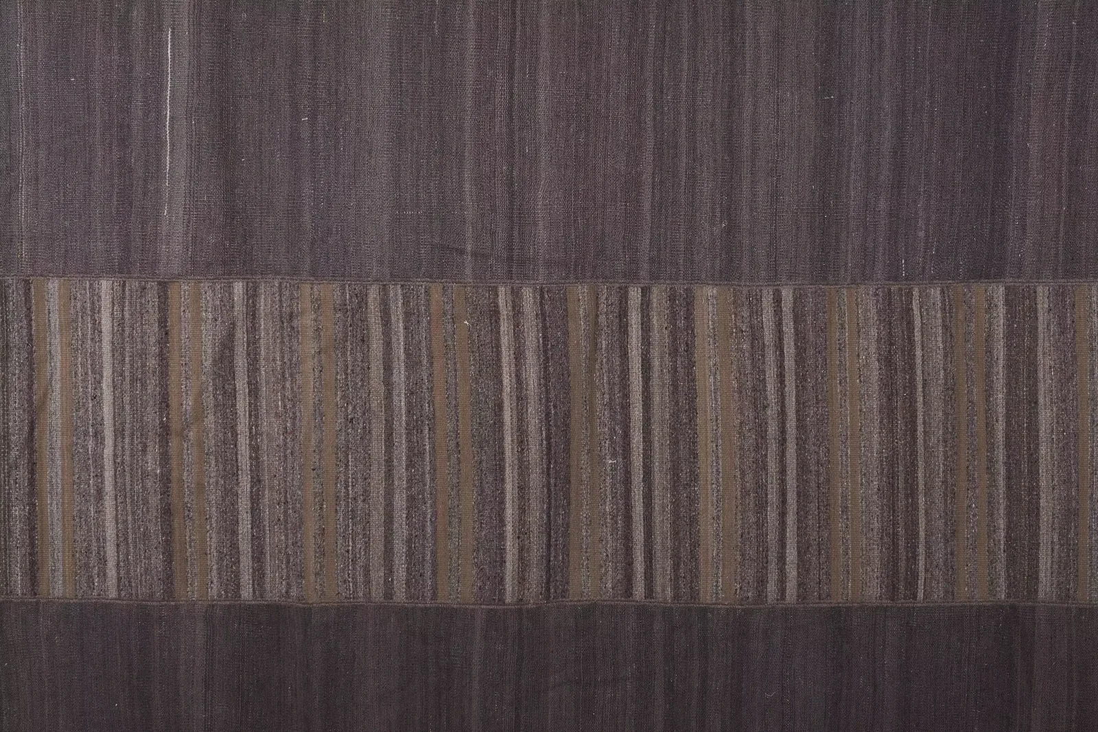 1960s Oversize Bohemian Striped Wool Kilim Rug 9'5'' X 9'7'' photo buy