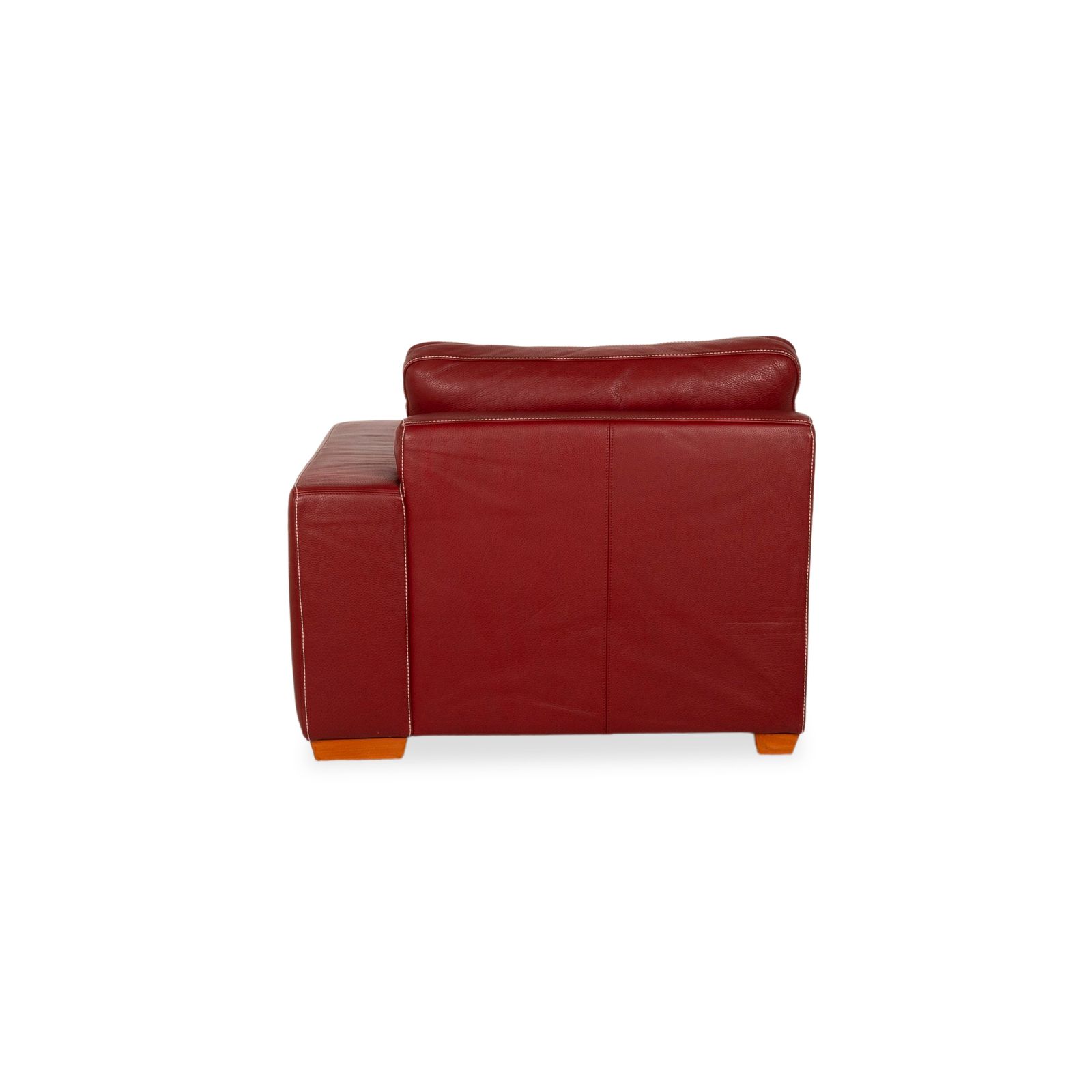 photo for sale Christine Kröncke Leather Lounger Red