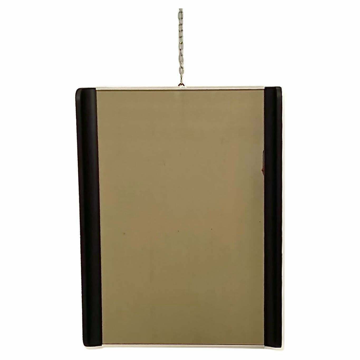 Midcentury Modern Barber Shop Wall Mirror, Italy 1970 photo furniture